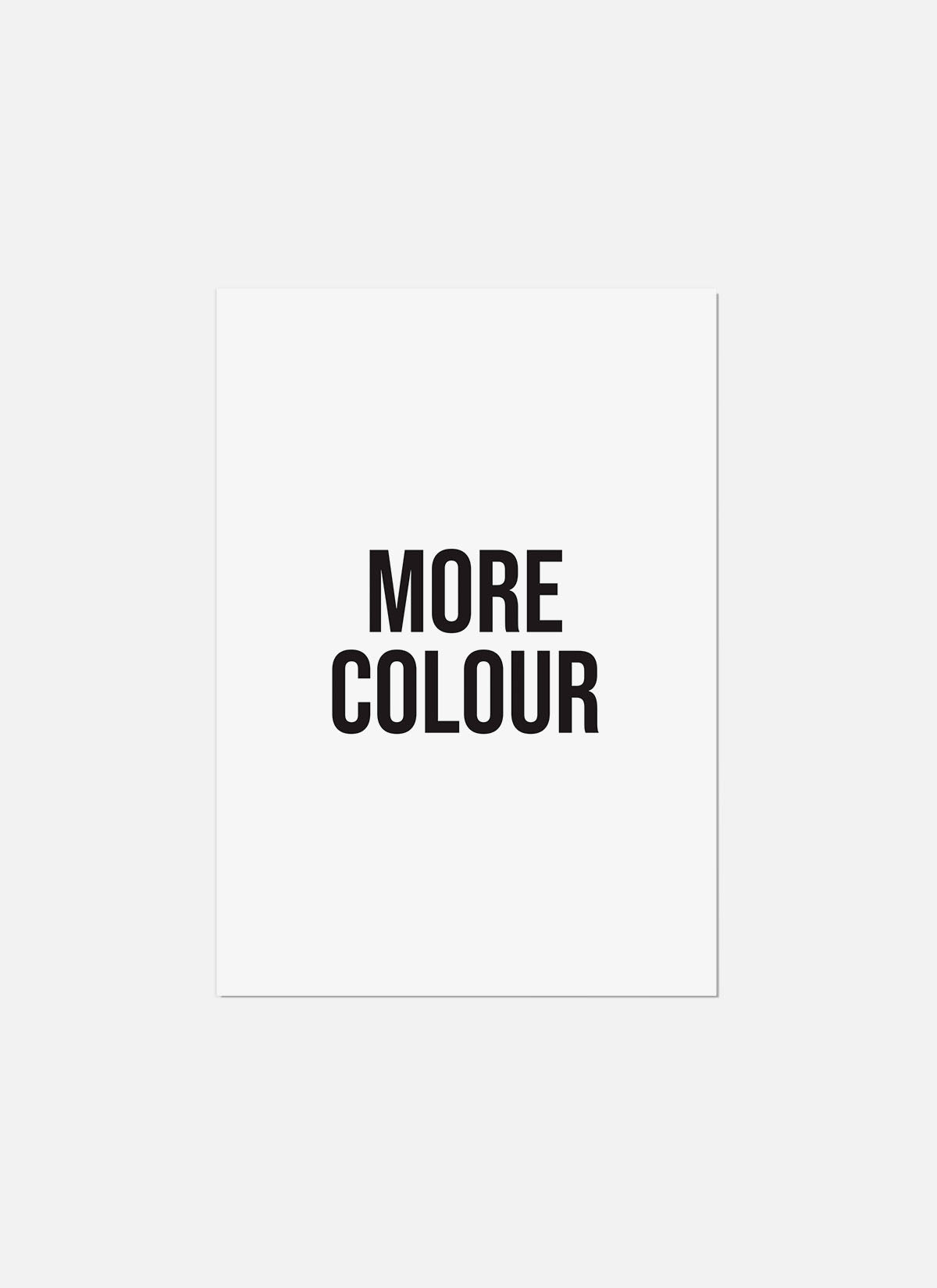 More Colour Postcard