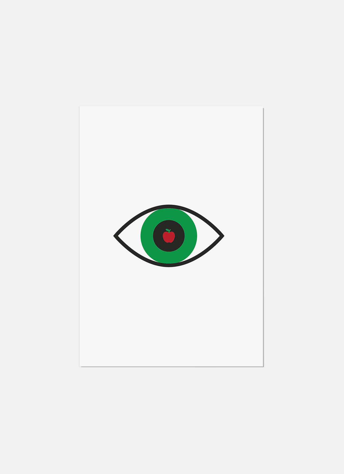 Apple Of My Eye Greeting Card