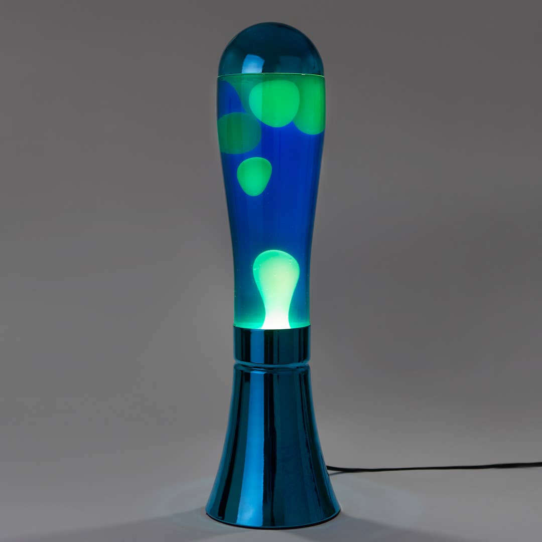 The Aqua & Lime Lava Lamp