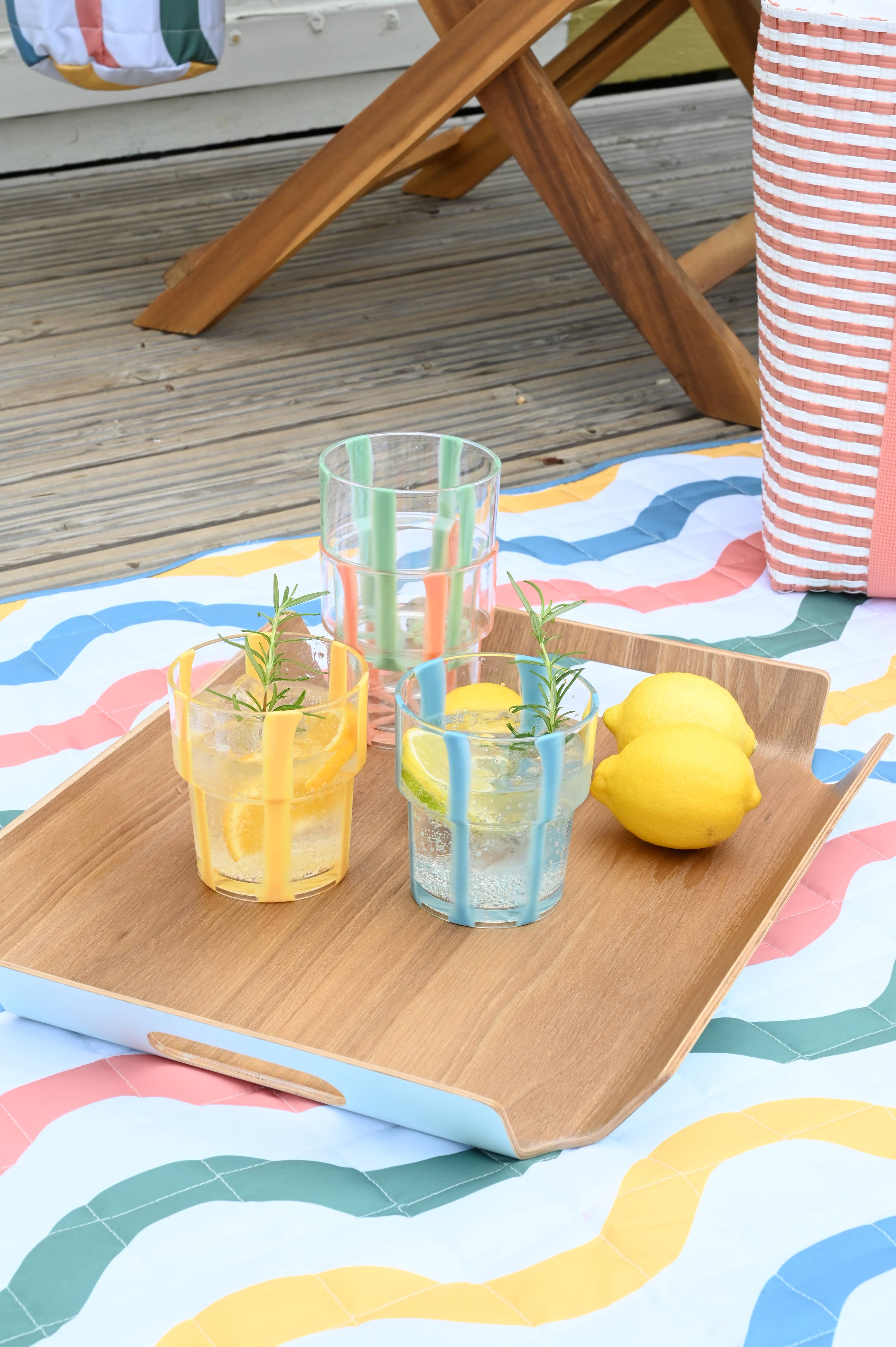 Aqua Stacking Tumbler