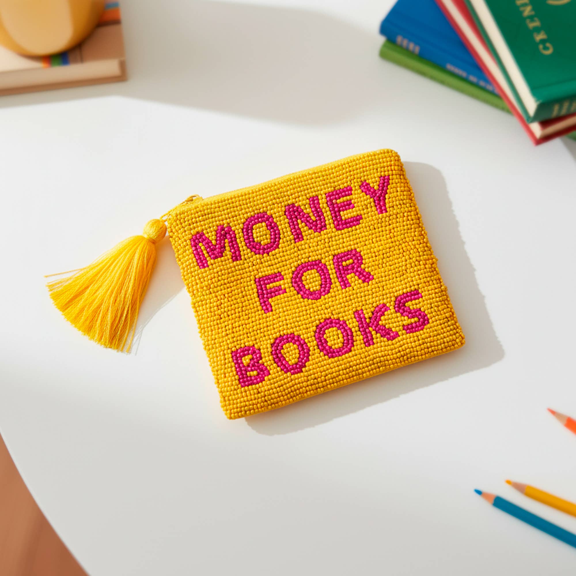 Money For Books Zip Pouch