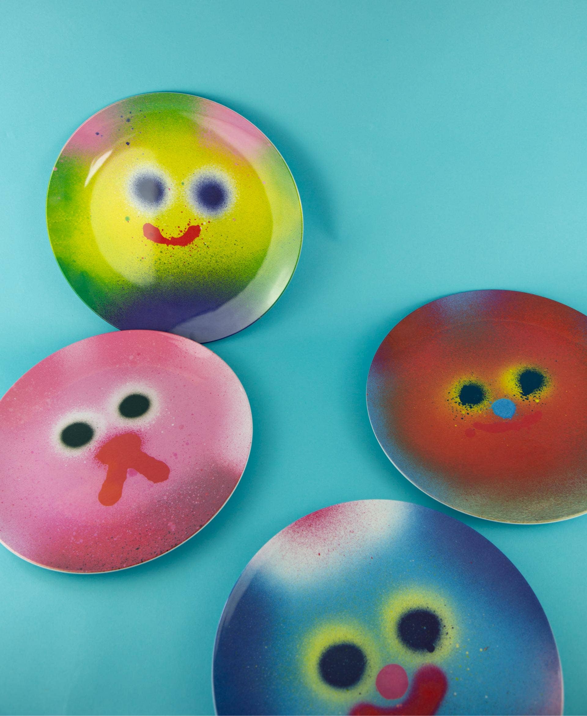 Buttercake Plate x Jon Burgerman