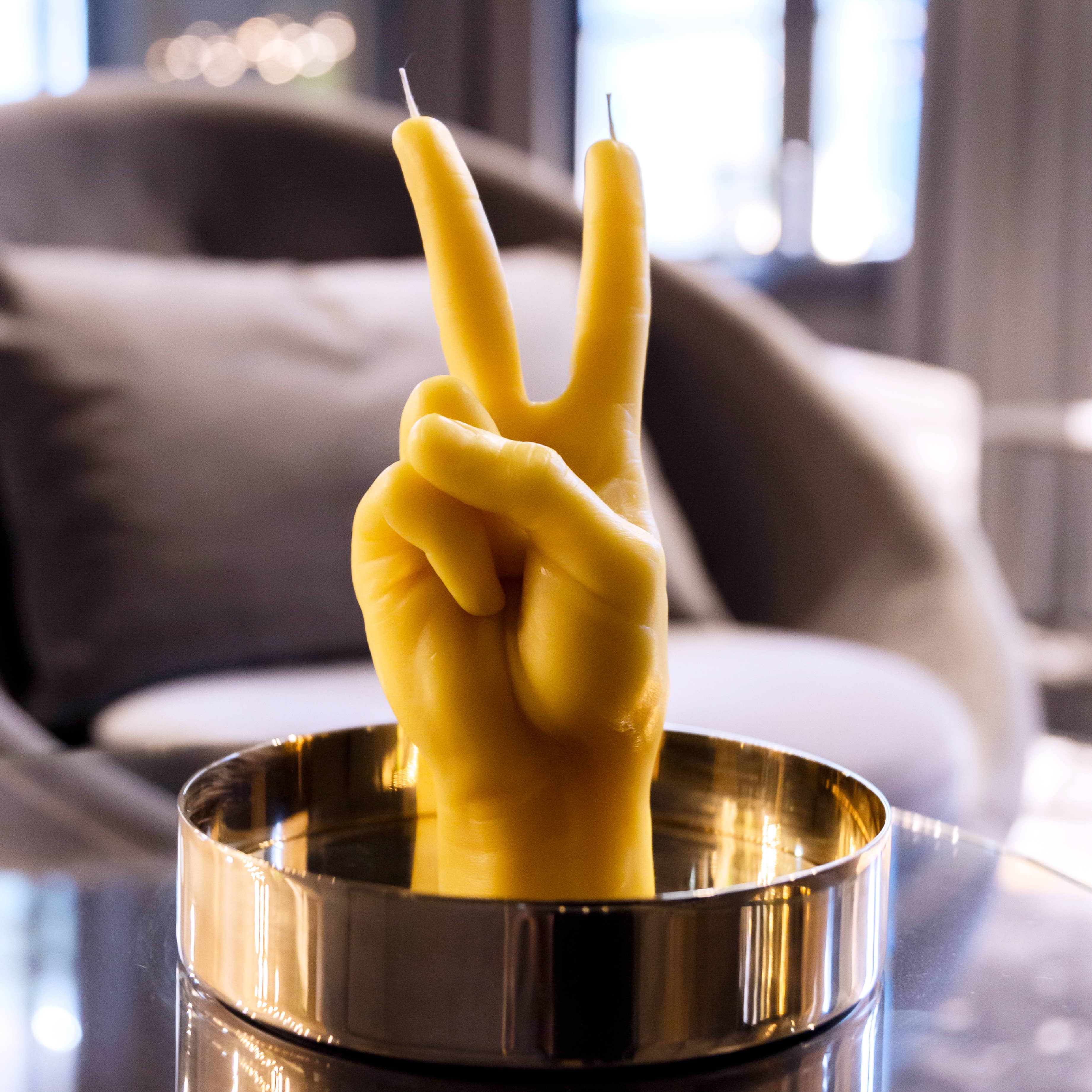 Peace / Piss Off Candle