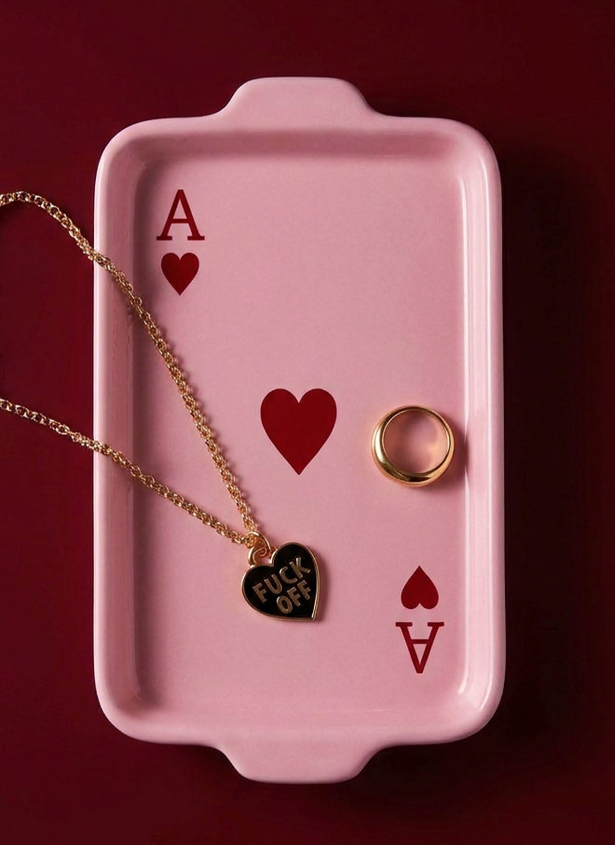 Ace Of Hearts Trinket Dish