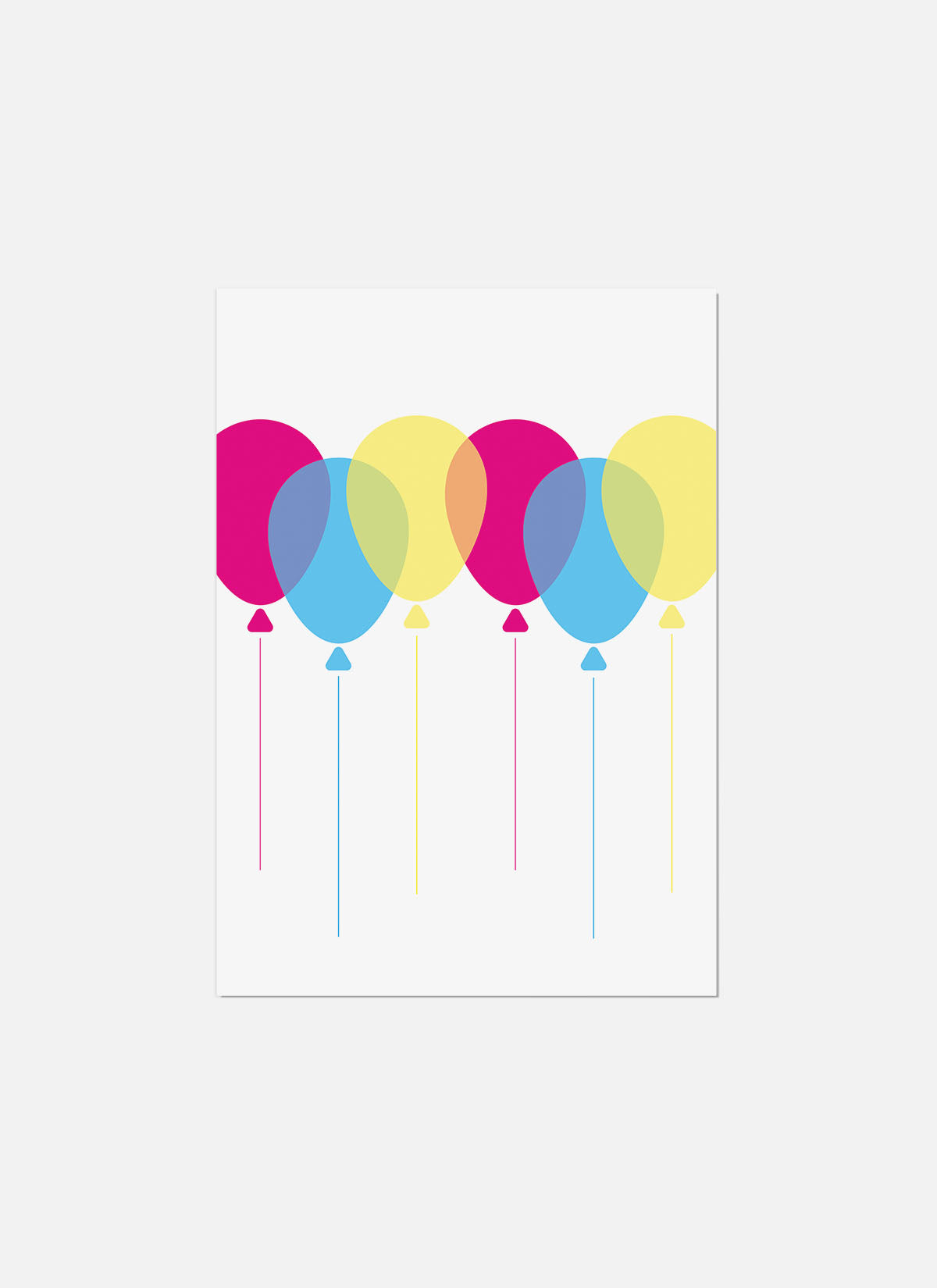 Balloons Greeting Card