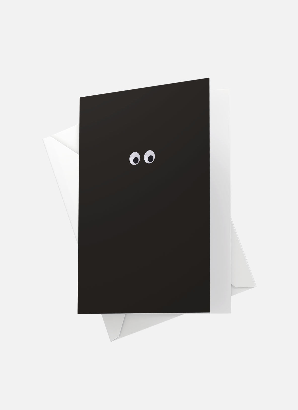 Black Googly Eyes Greeting Card