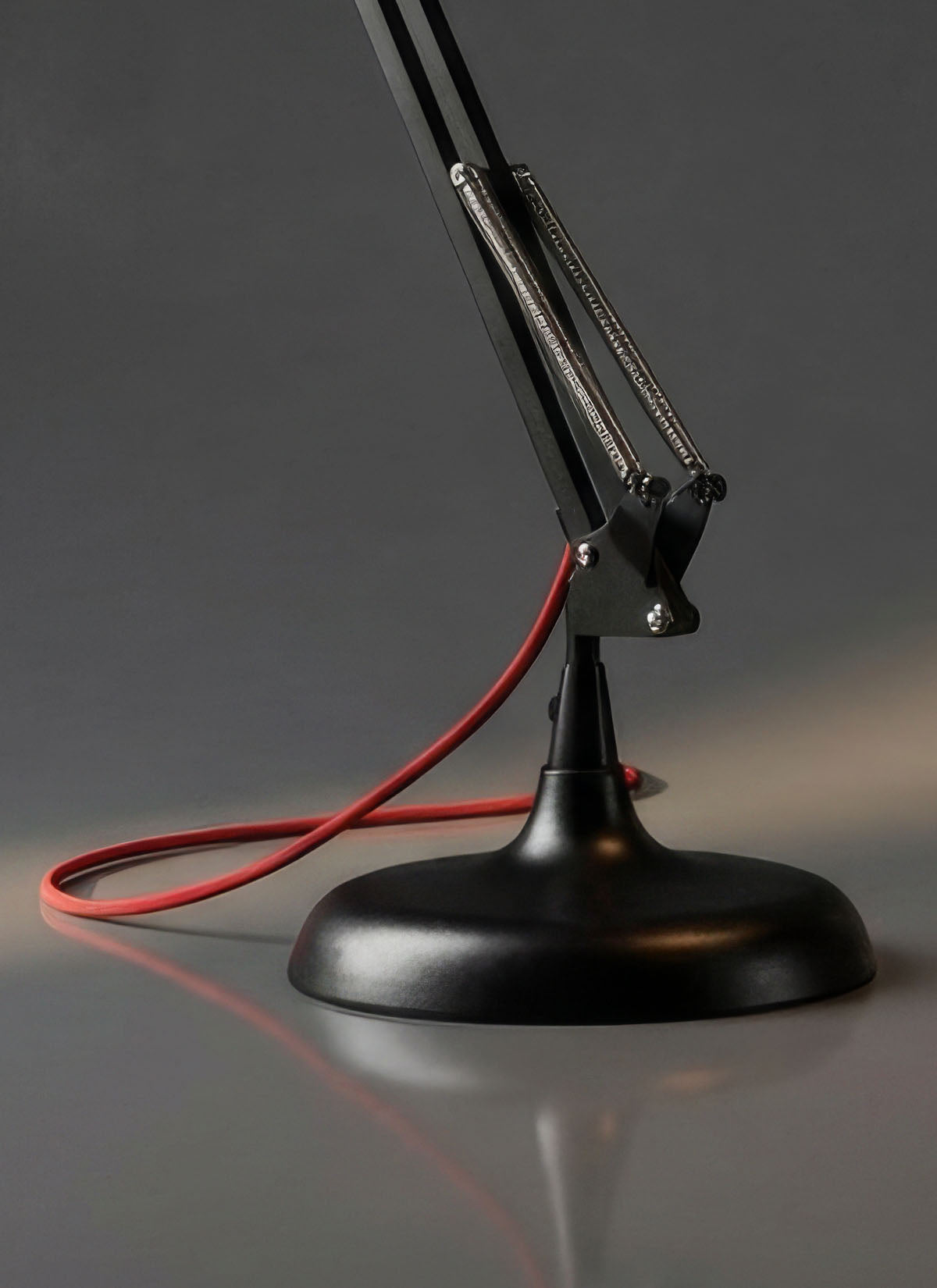Matt Black Anglepoise Style Lamp