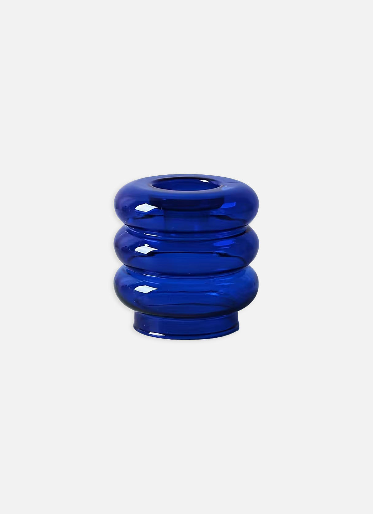 Blue Bubble Candle Holder