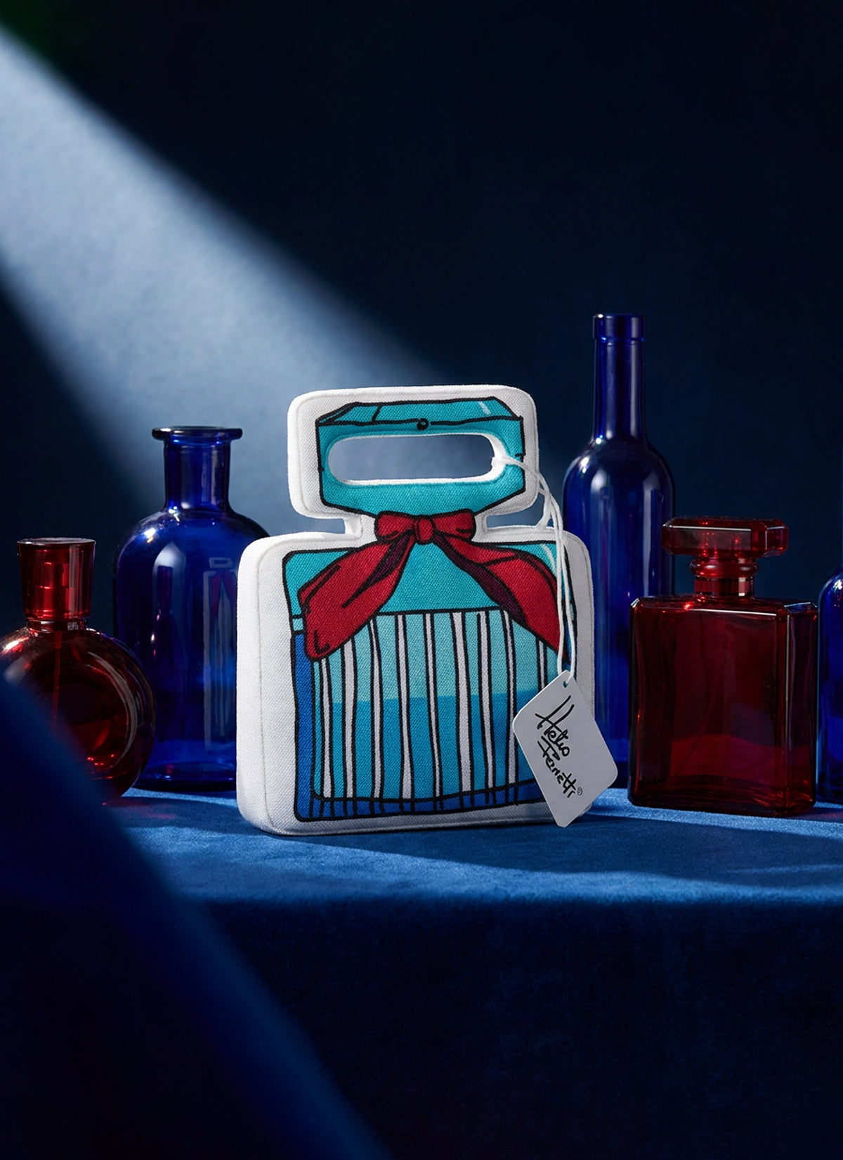Blue Perfume Bottle Manicure Set