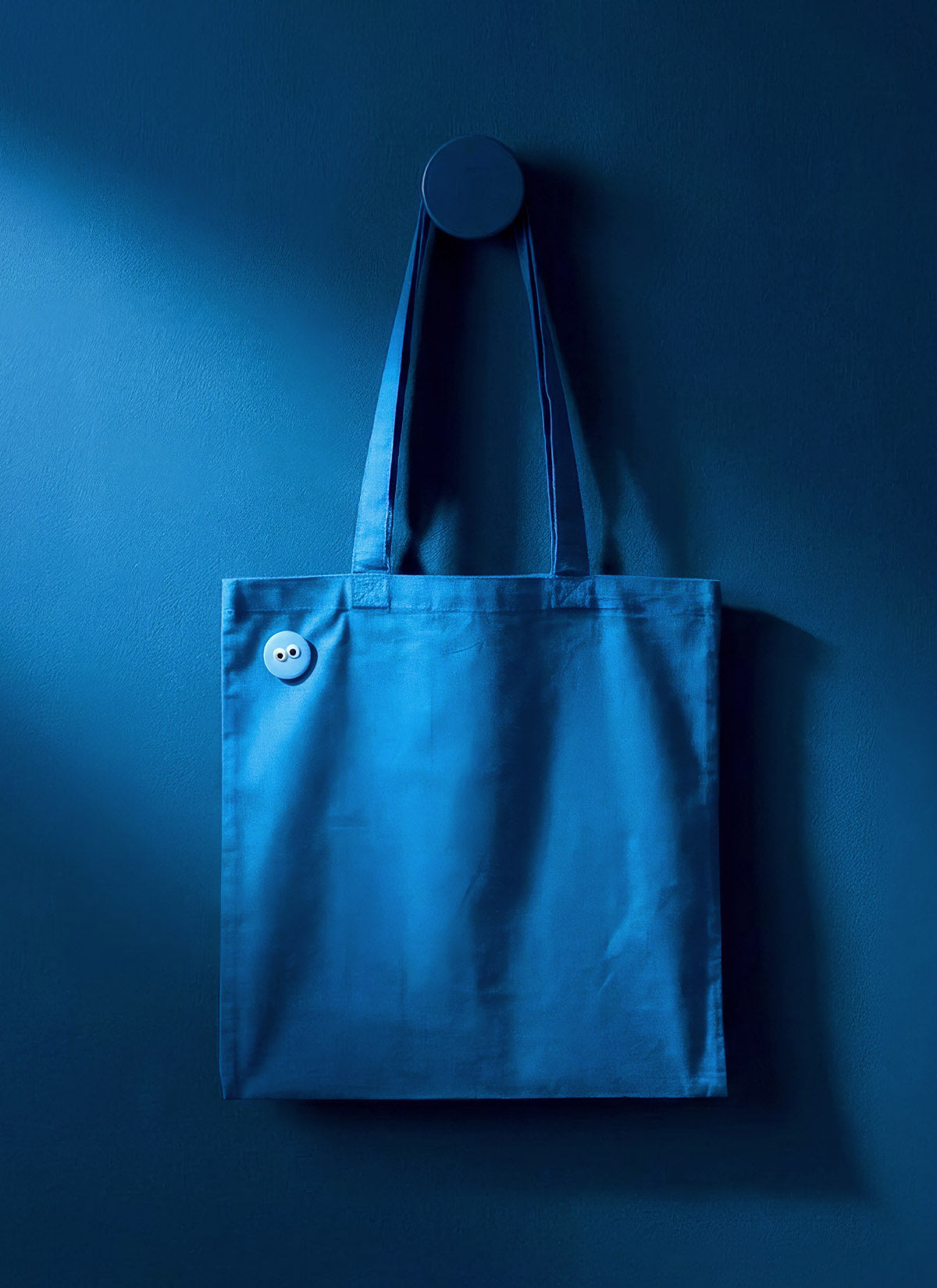 Blue Googly Eyes Tote Bag