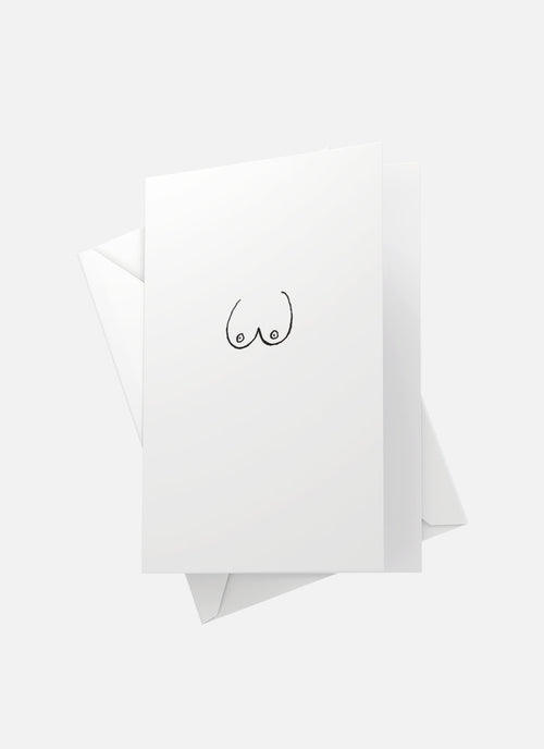 Boobs Greeting Card