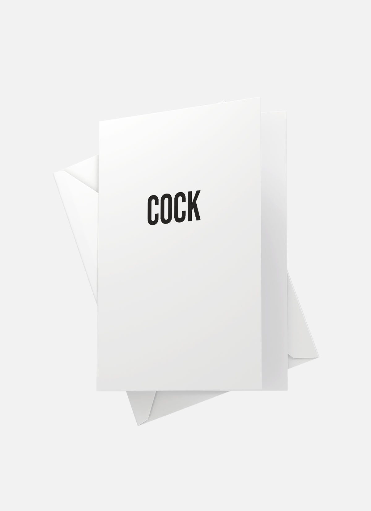 Cock Greeting Card