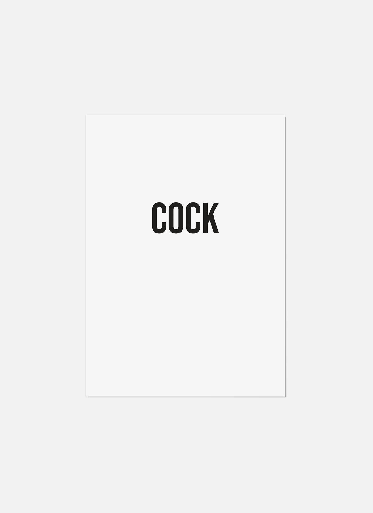 Cock Greeting Card