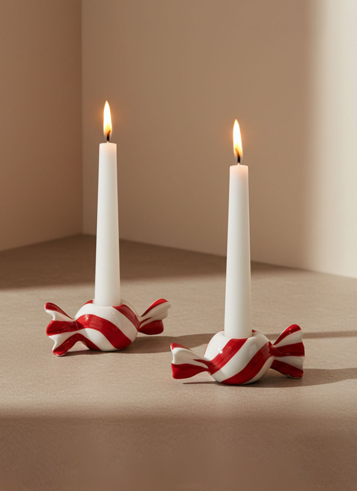 Candy Stripe Candlestick