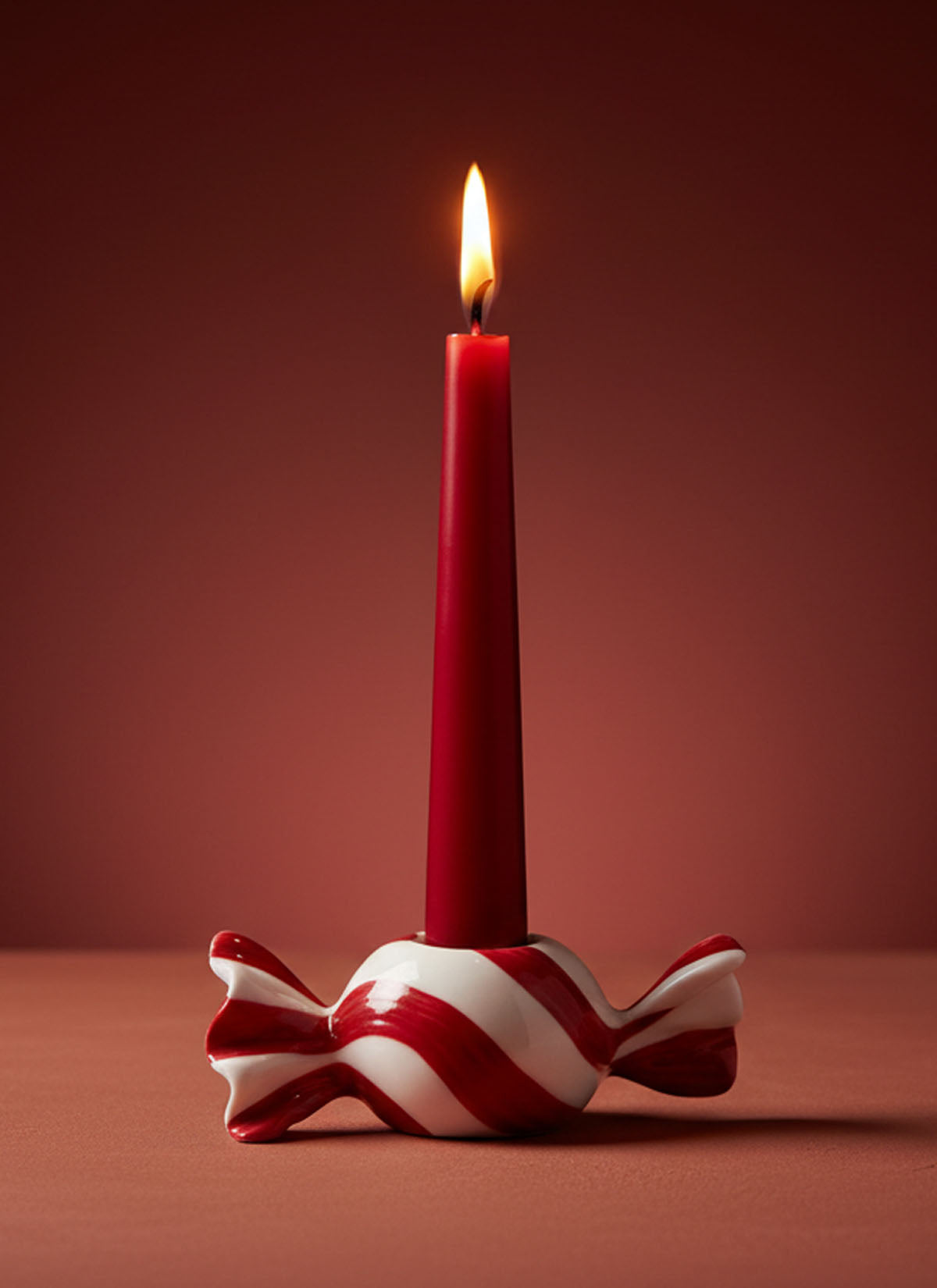 Candy Stripe Candlestick