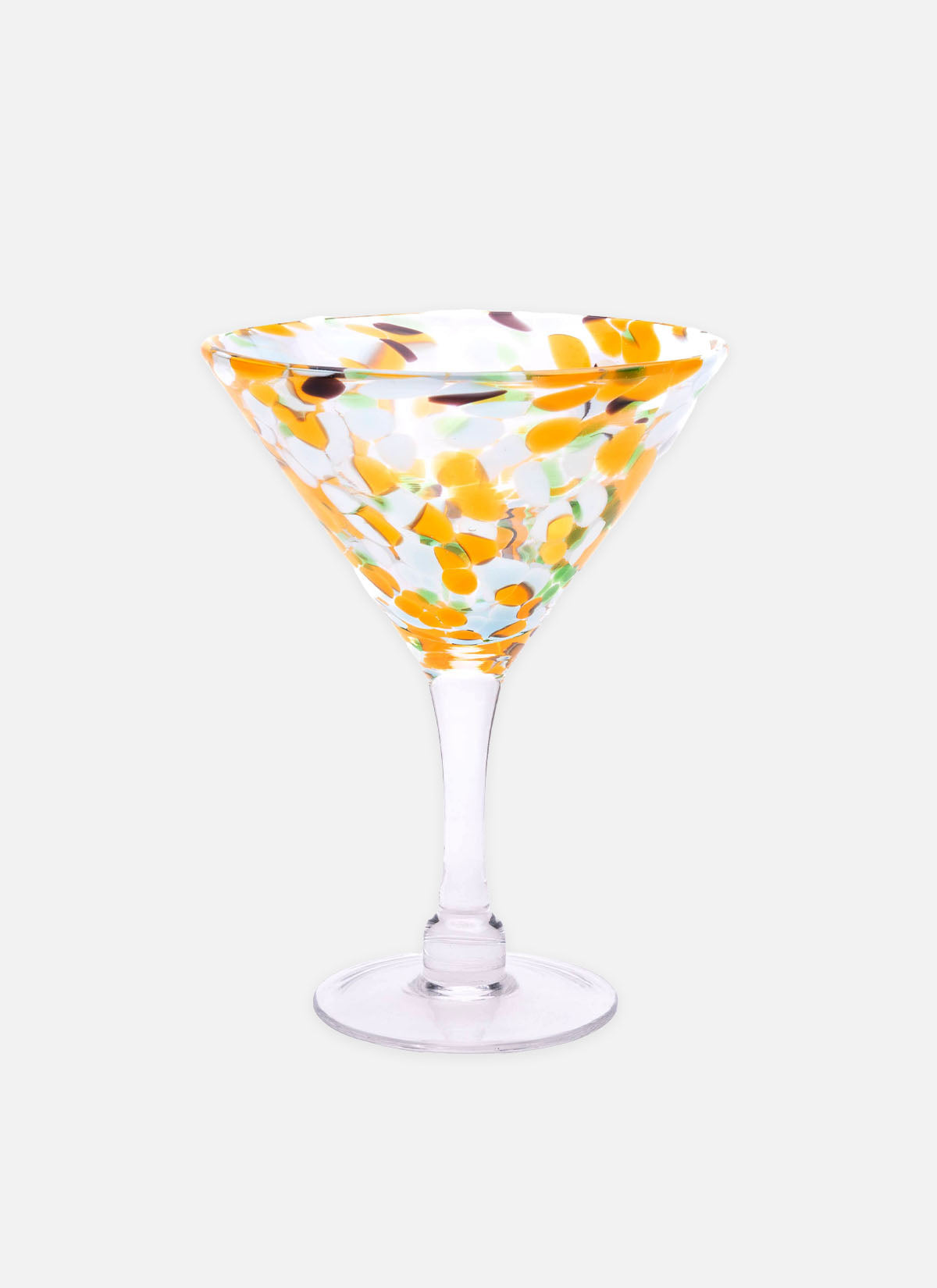 Cirtus Print Martini Glass