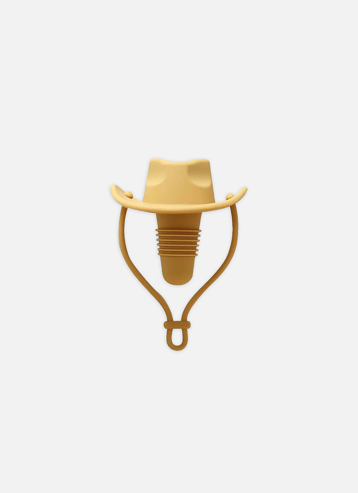 Mustard Cowboy Hat Bottle Stop