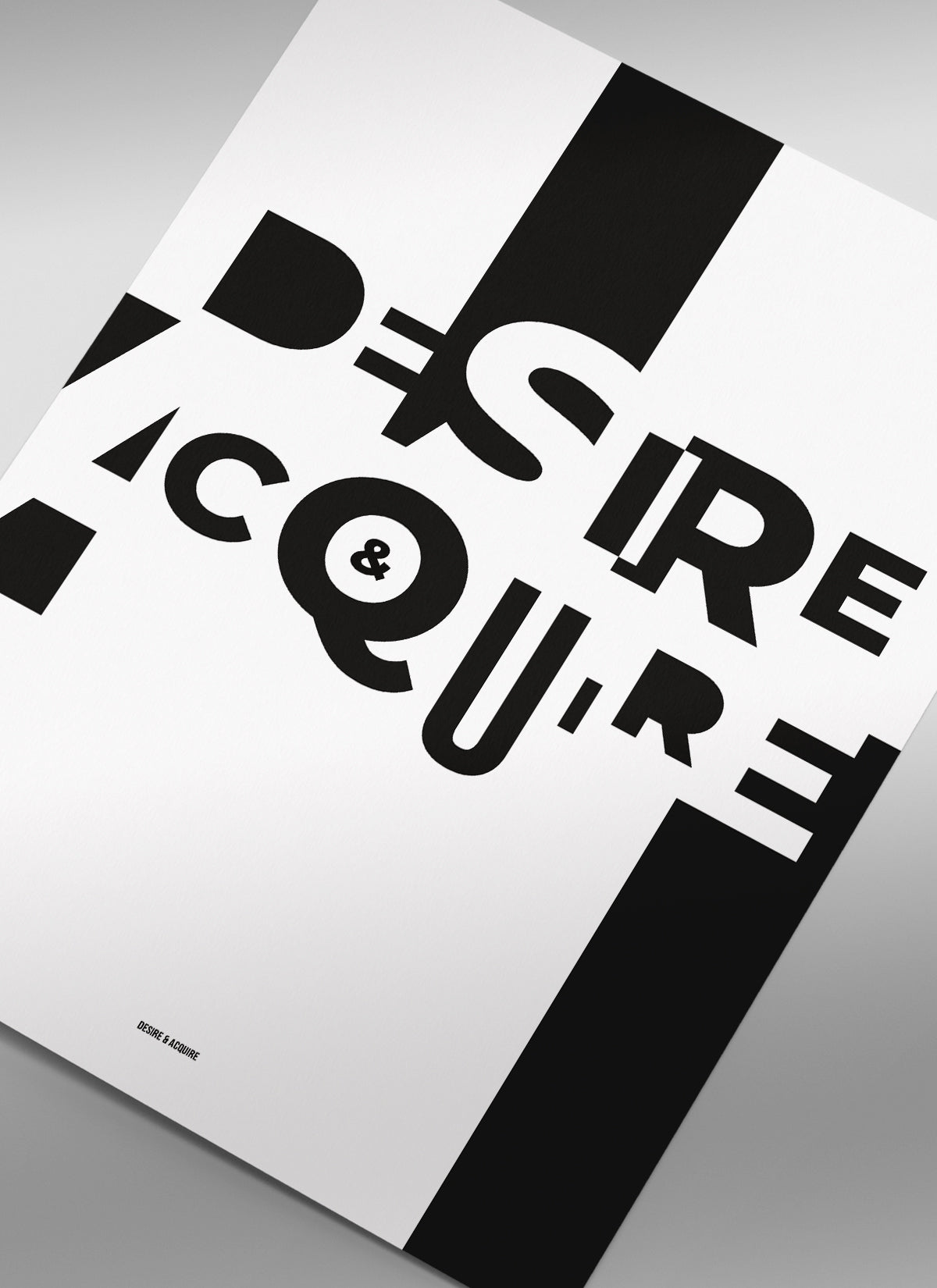 Desire & Acquire Art Print