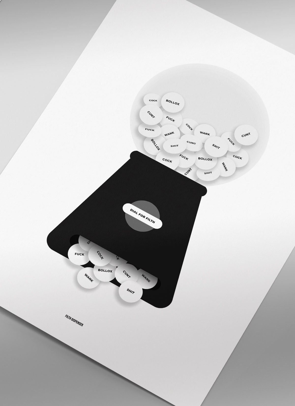 Filth Dispenser Art Print