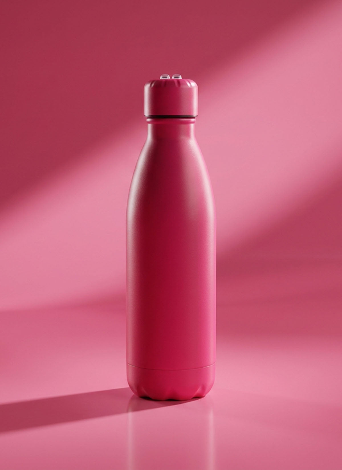 Pink Googly Eyes Water Bottle