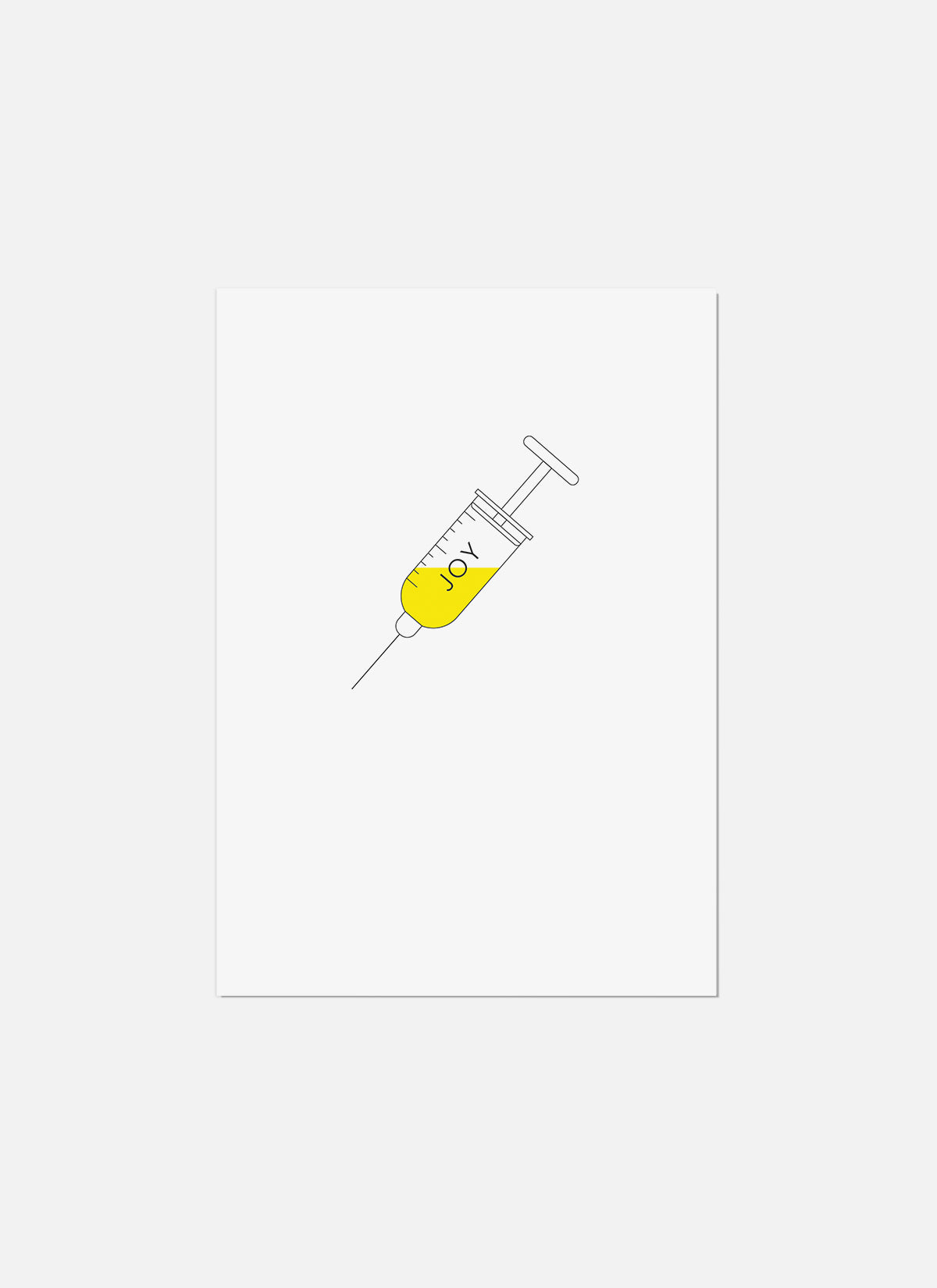 Injection of Joy Greeting Card