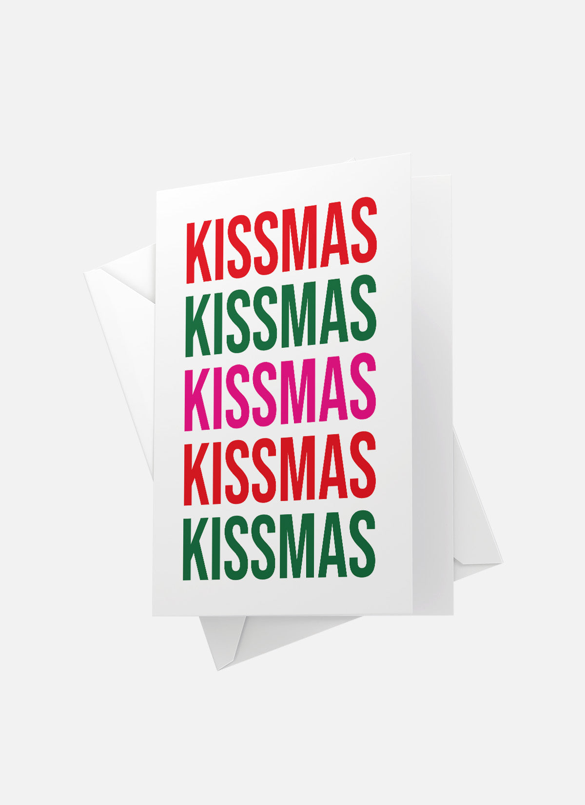 Kissmas Christmas Card