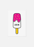 LICK ME Postcard