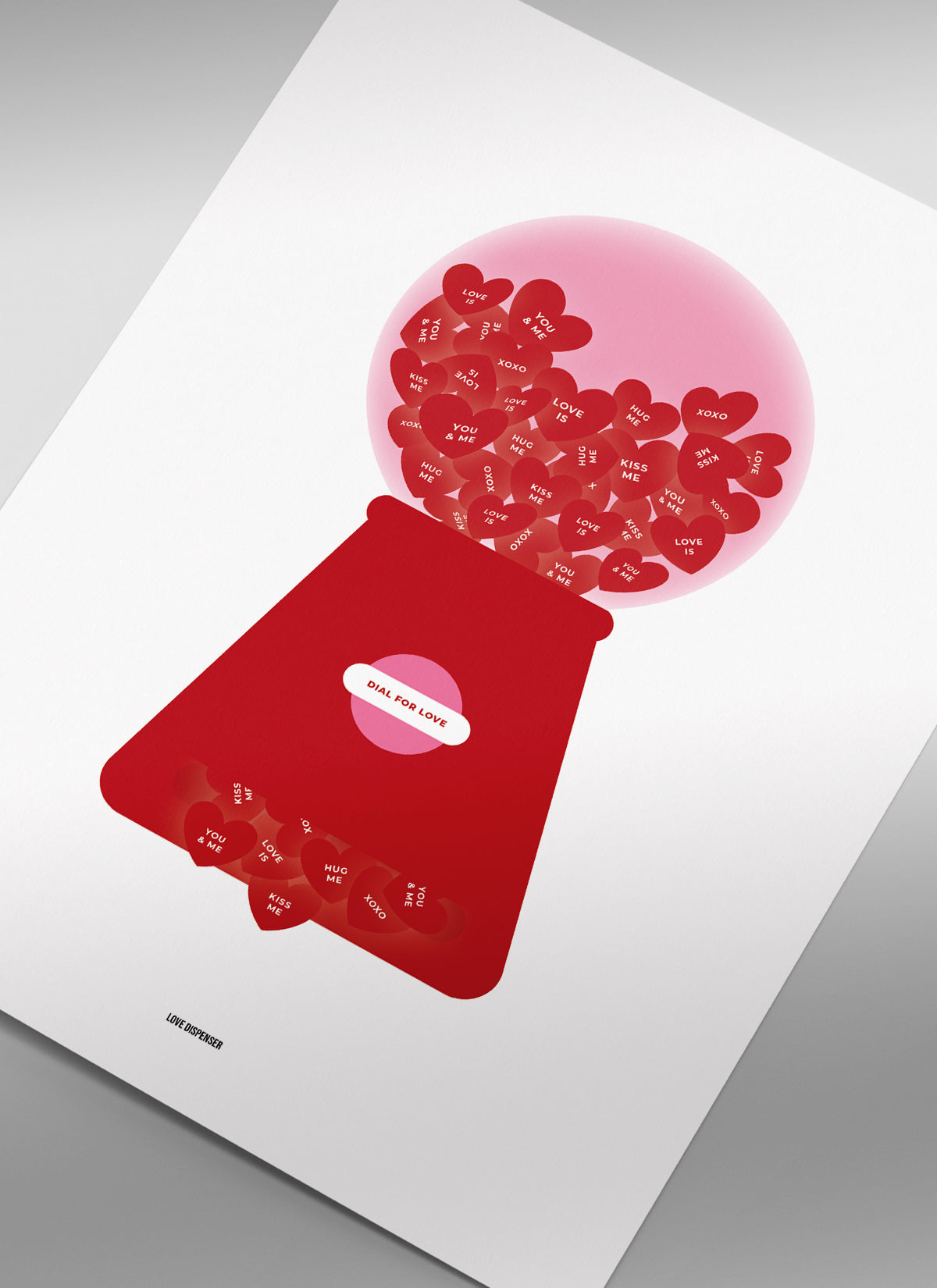 Love Dispenser Art Print