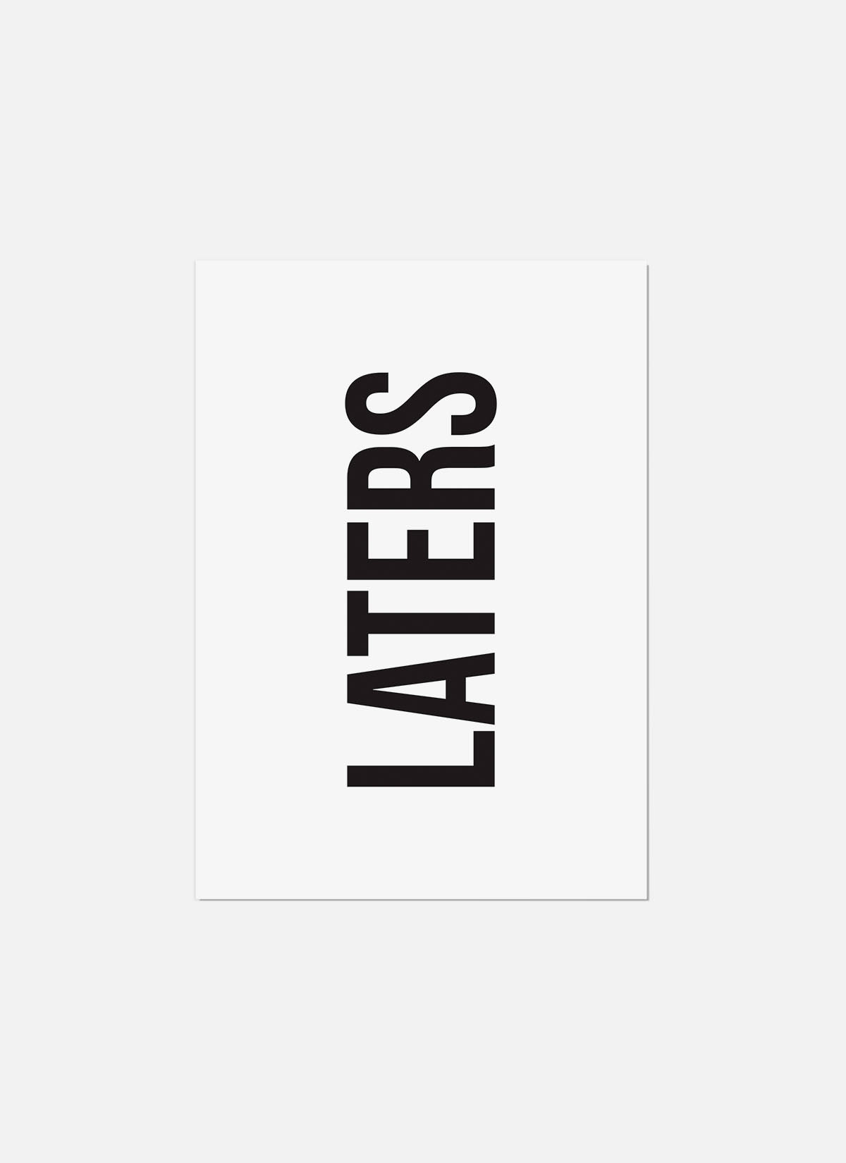 Laters Postcard
