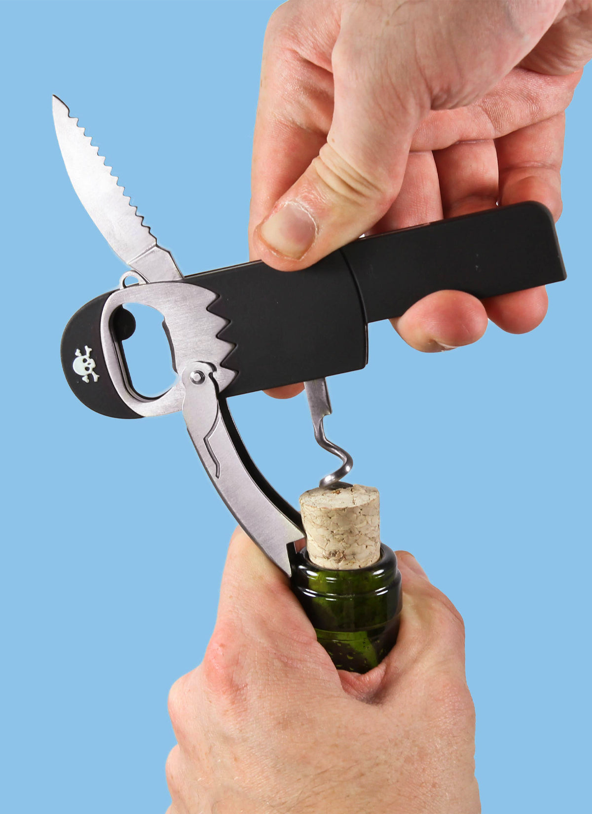 Legless Pirate Bottle Opener & Corkscrew