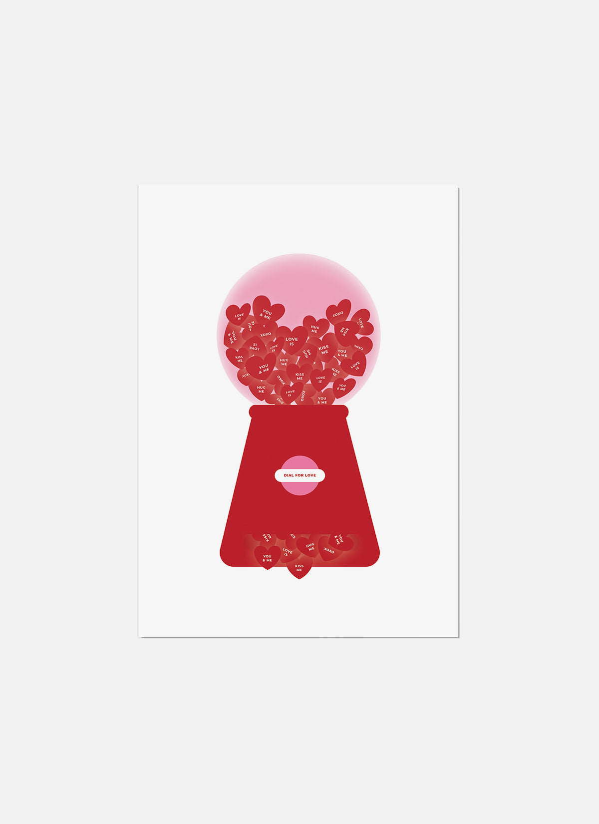 Love Dispenser Greeting Card