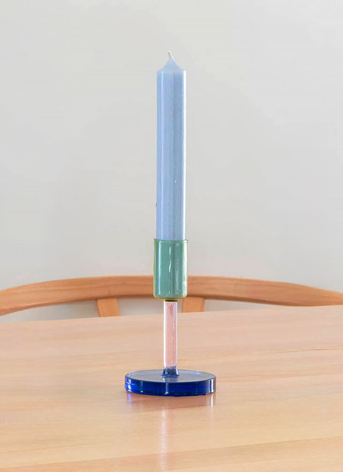Medium Glass Candlestick