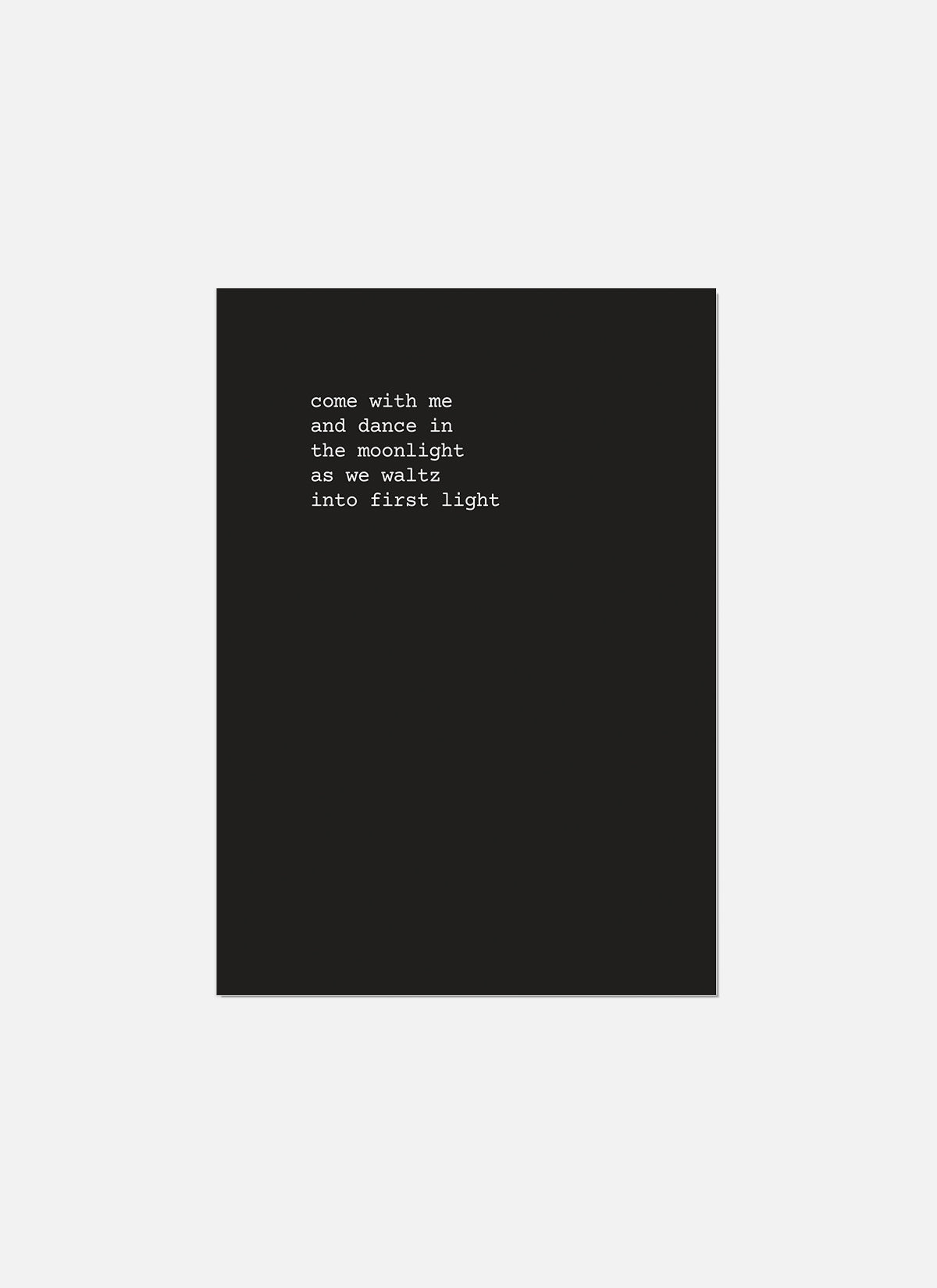 Moonlight Dance Greeting Card