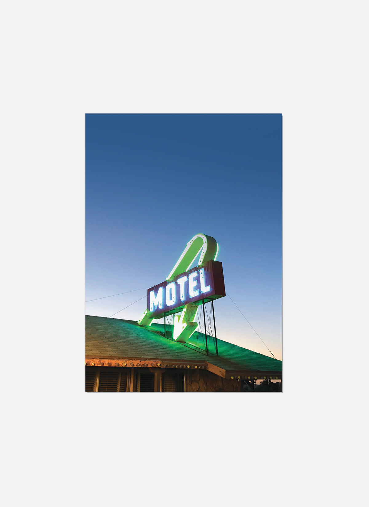 LA Motel Postcard