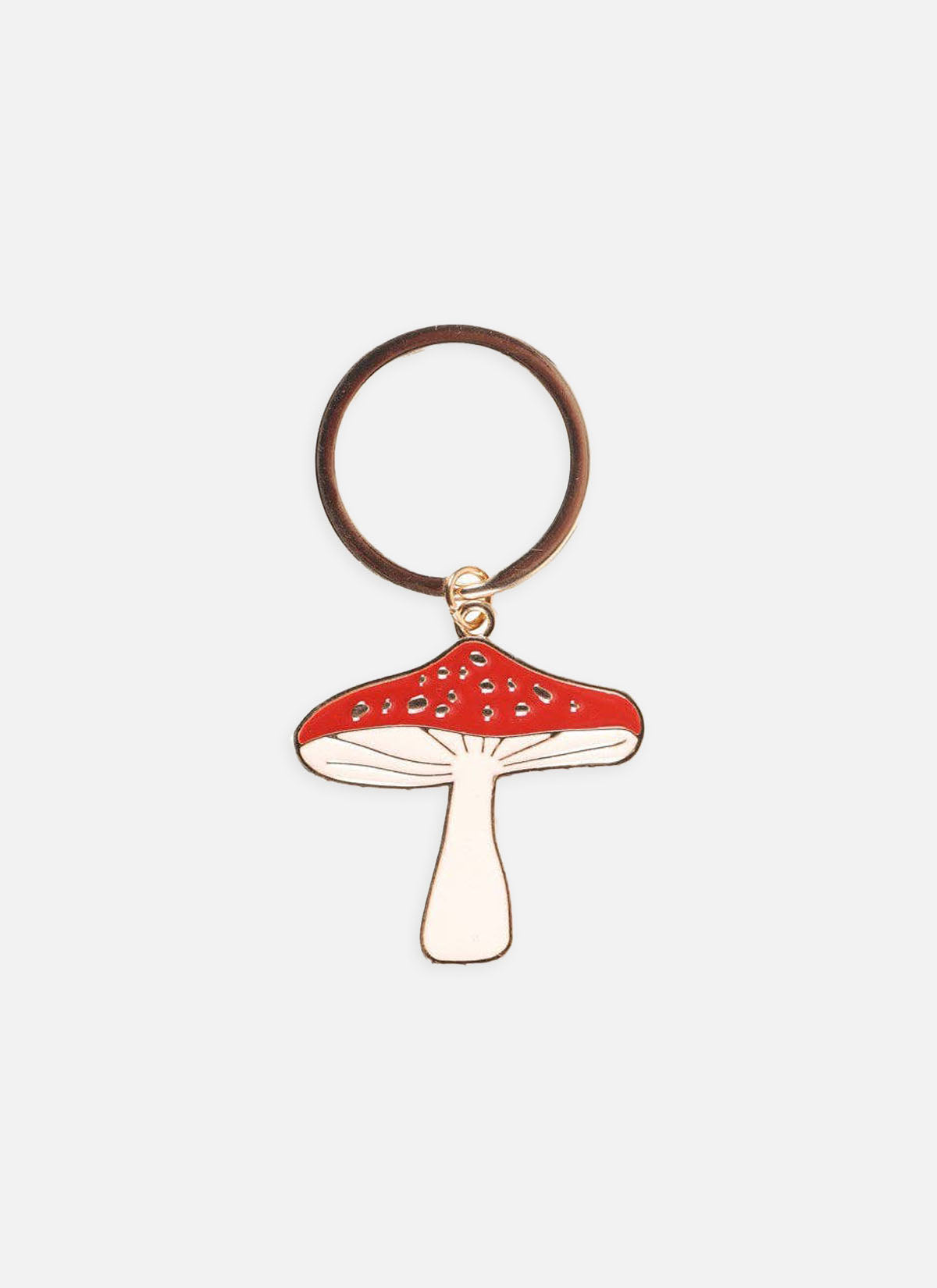 Lucky Toadstool Keyring