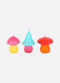 Set of 3 Mushroom Candles