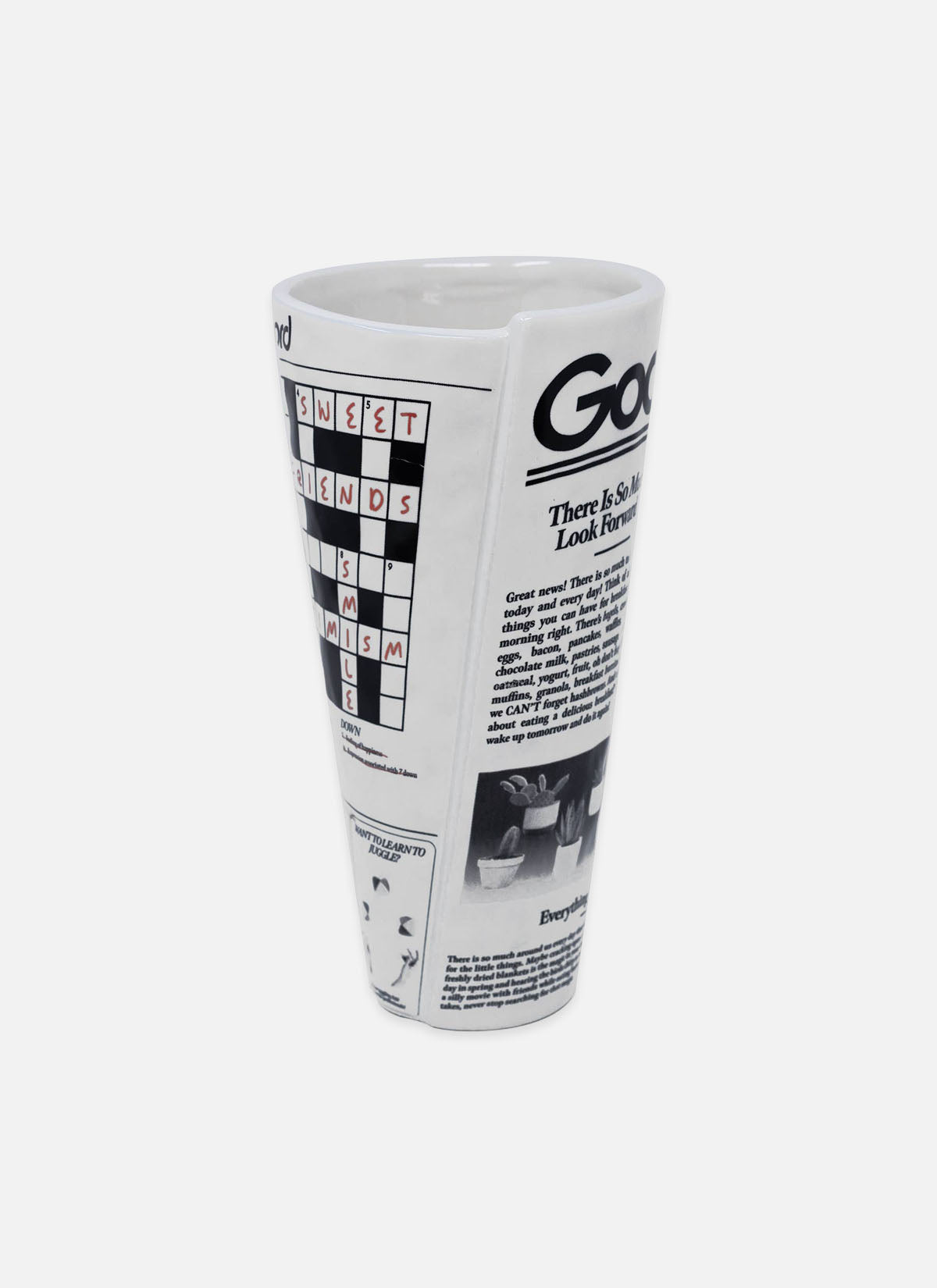 Newspaper Vase