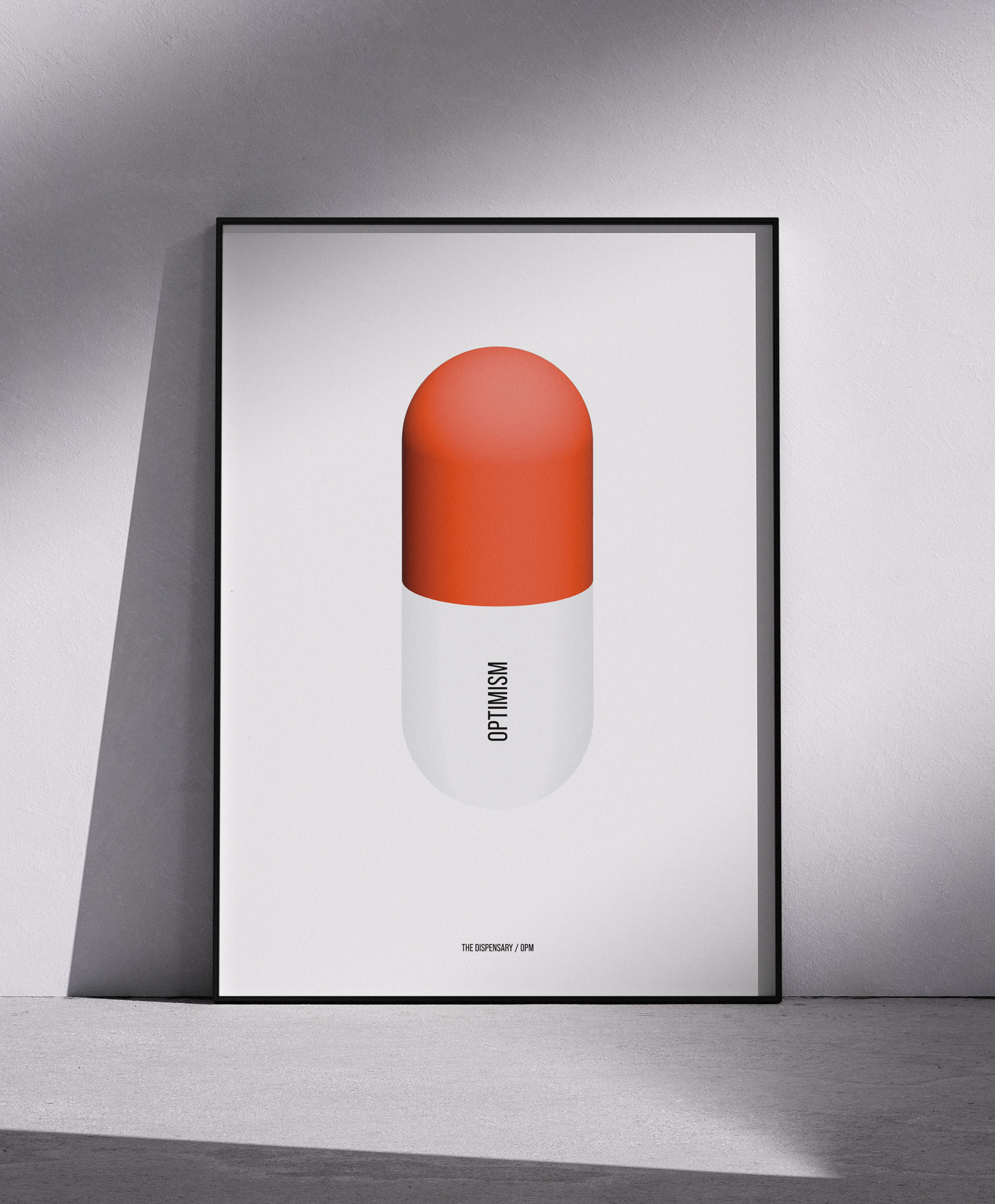 Optimism Pill Art Print