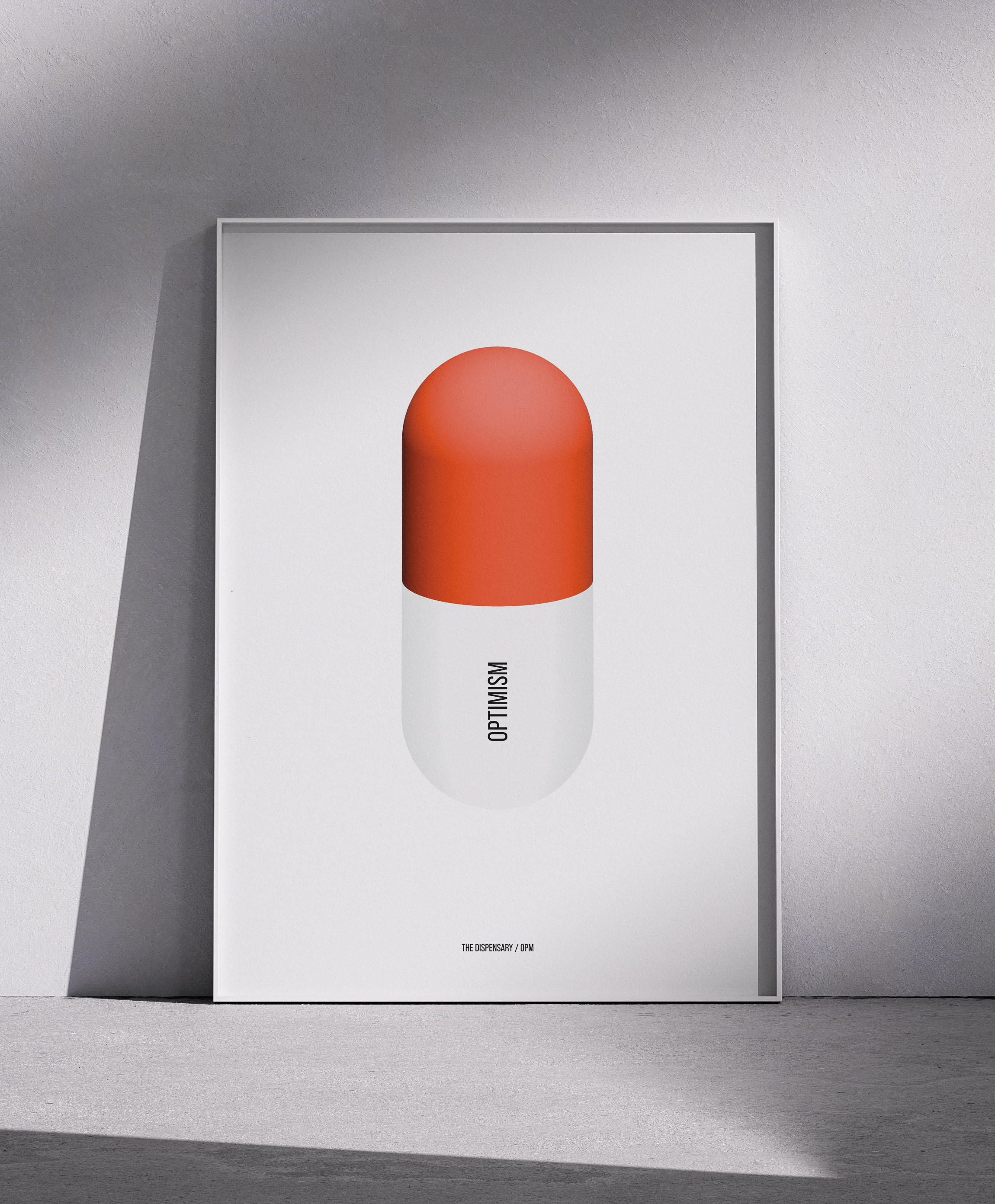 Optimism Pill Art Print