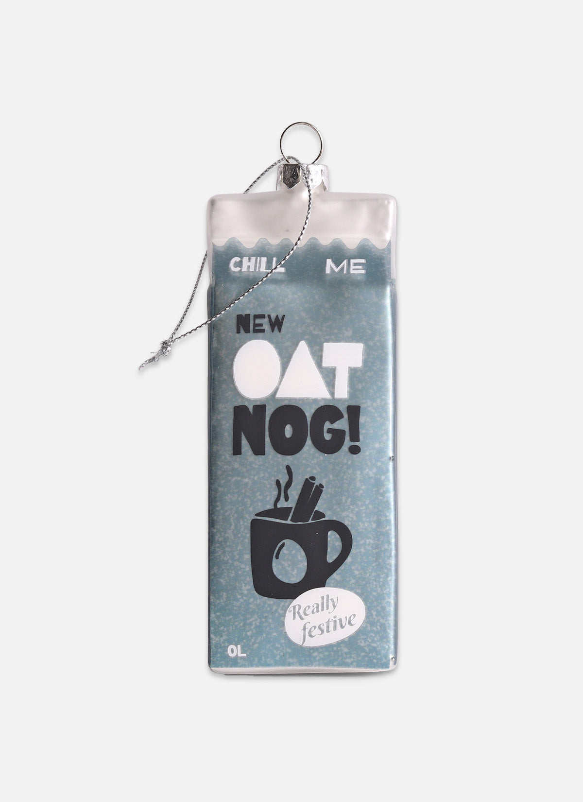 Oat Nog Glass Bauble