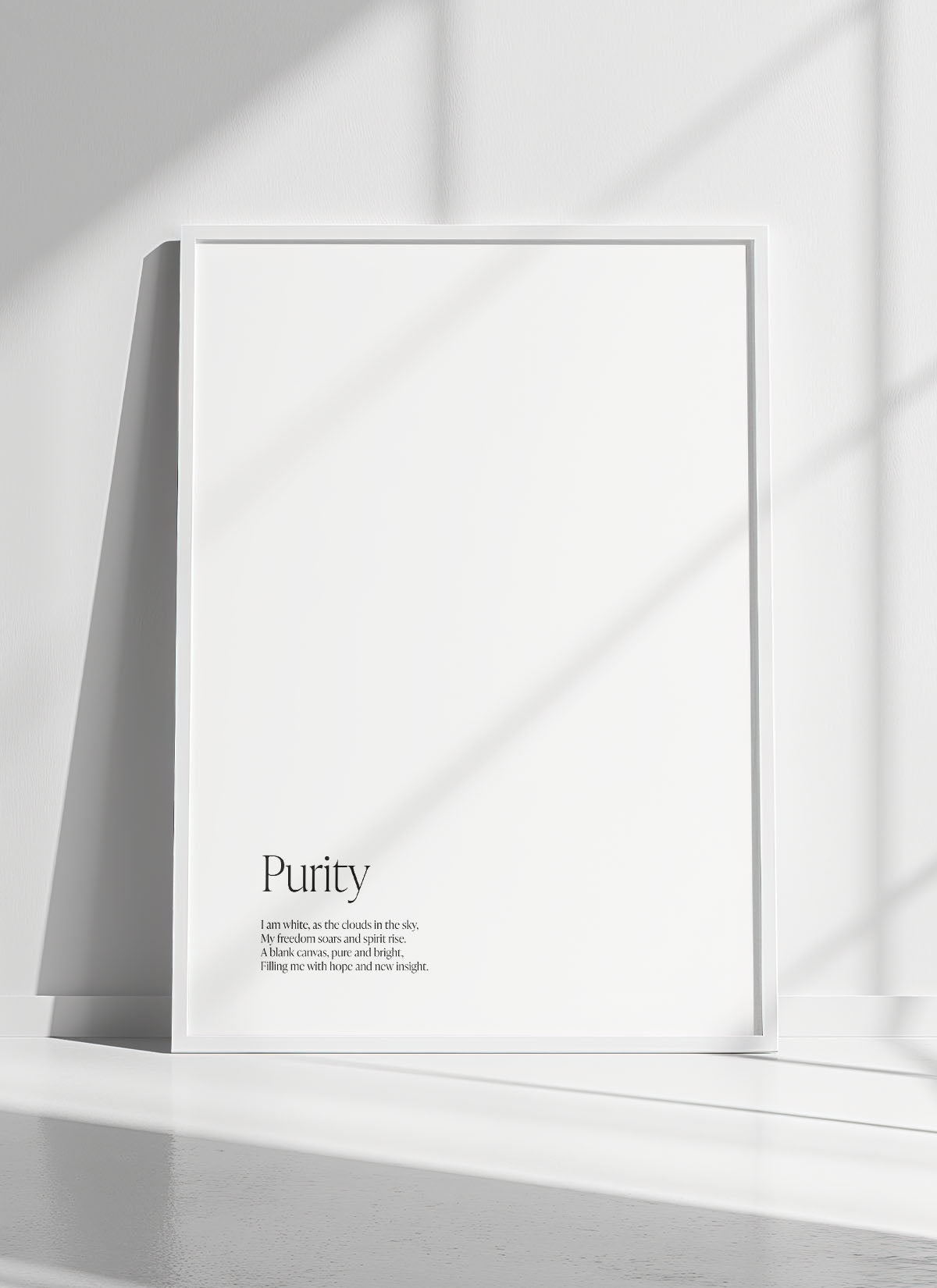 Purity Art Print