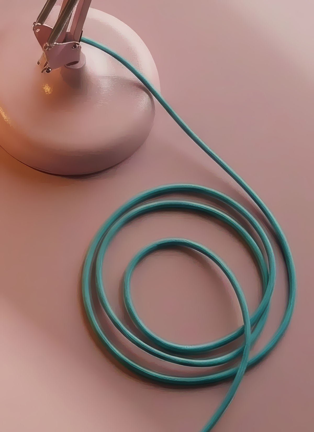 Matt Pink Anglepoise Style Lamp