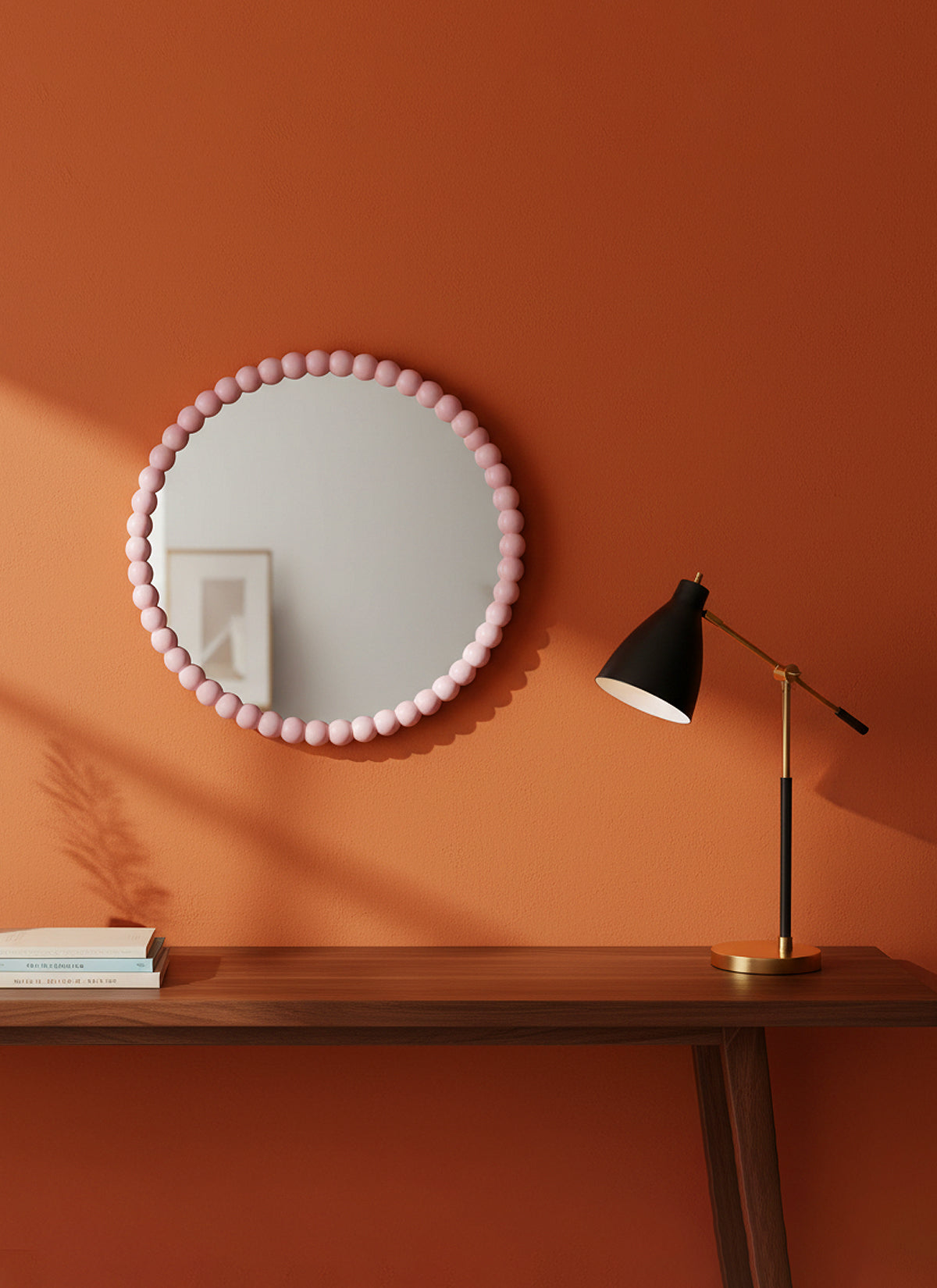Pink Ball Wall Mirror