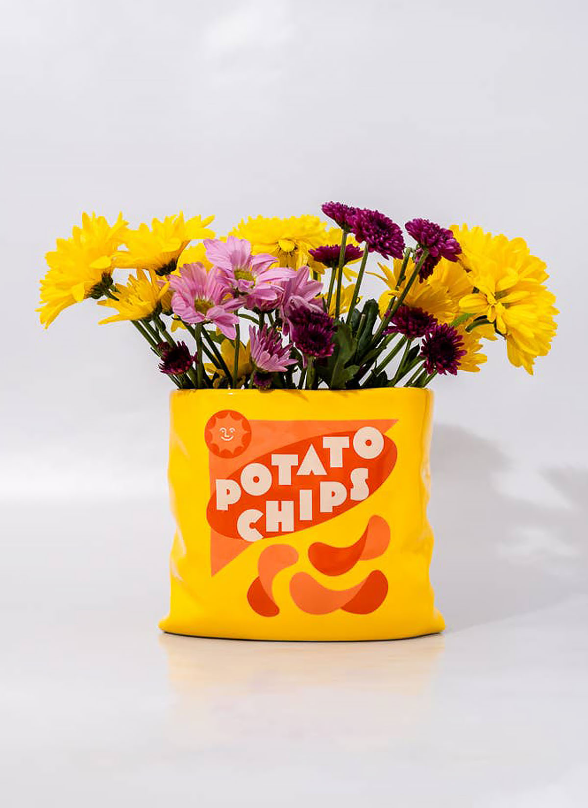 Ceramic Potato Chips Vase