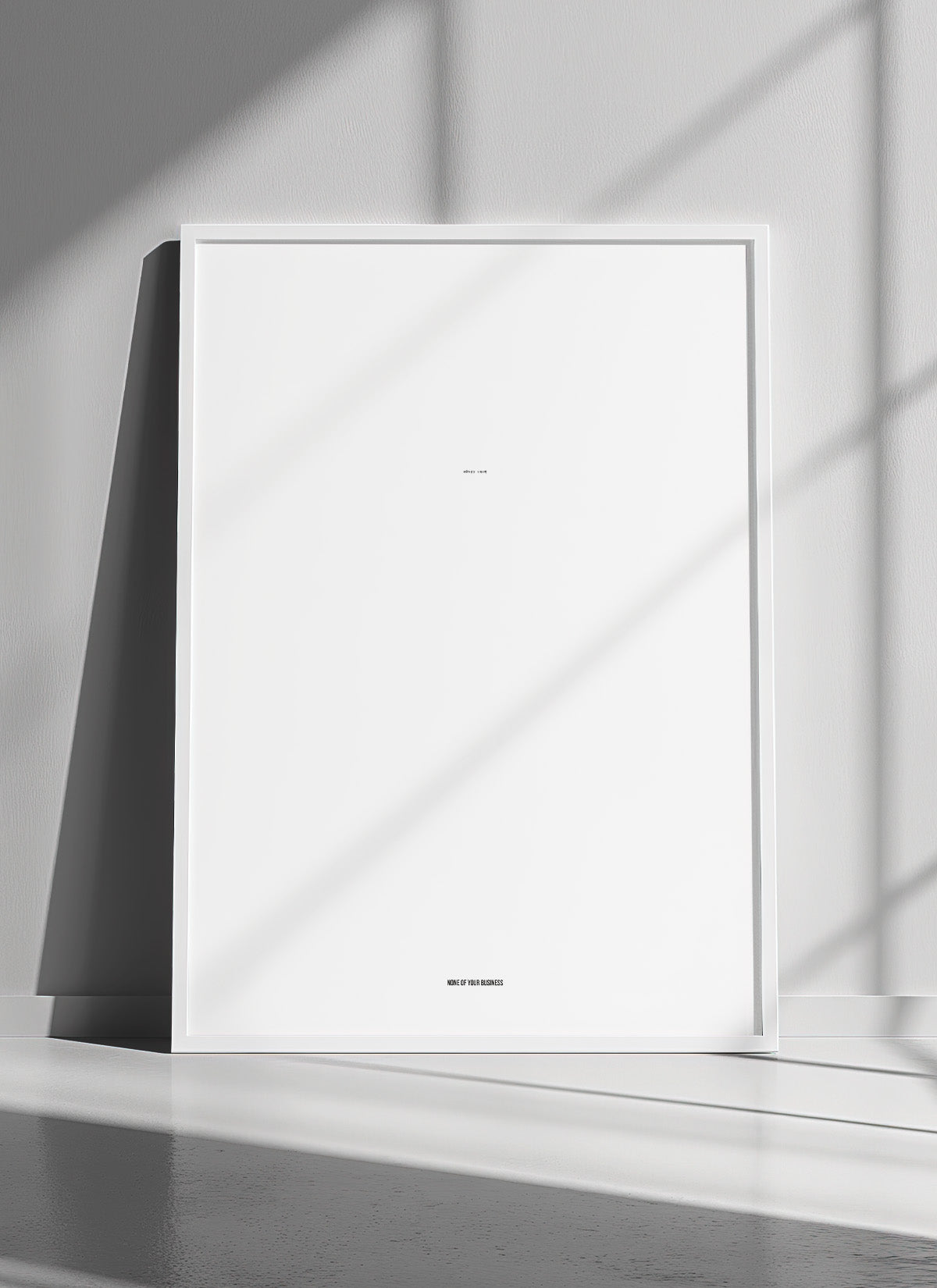 Mind Your Own Business Art Print