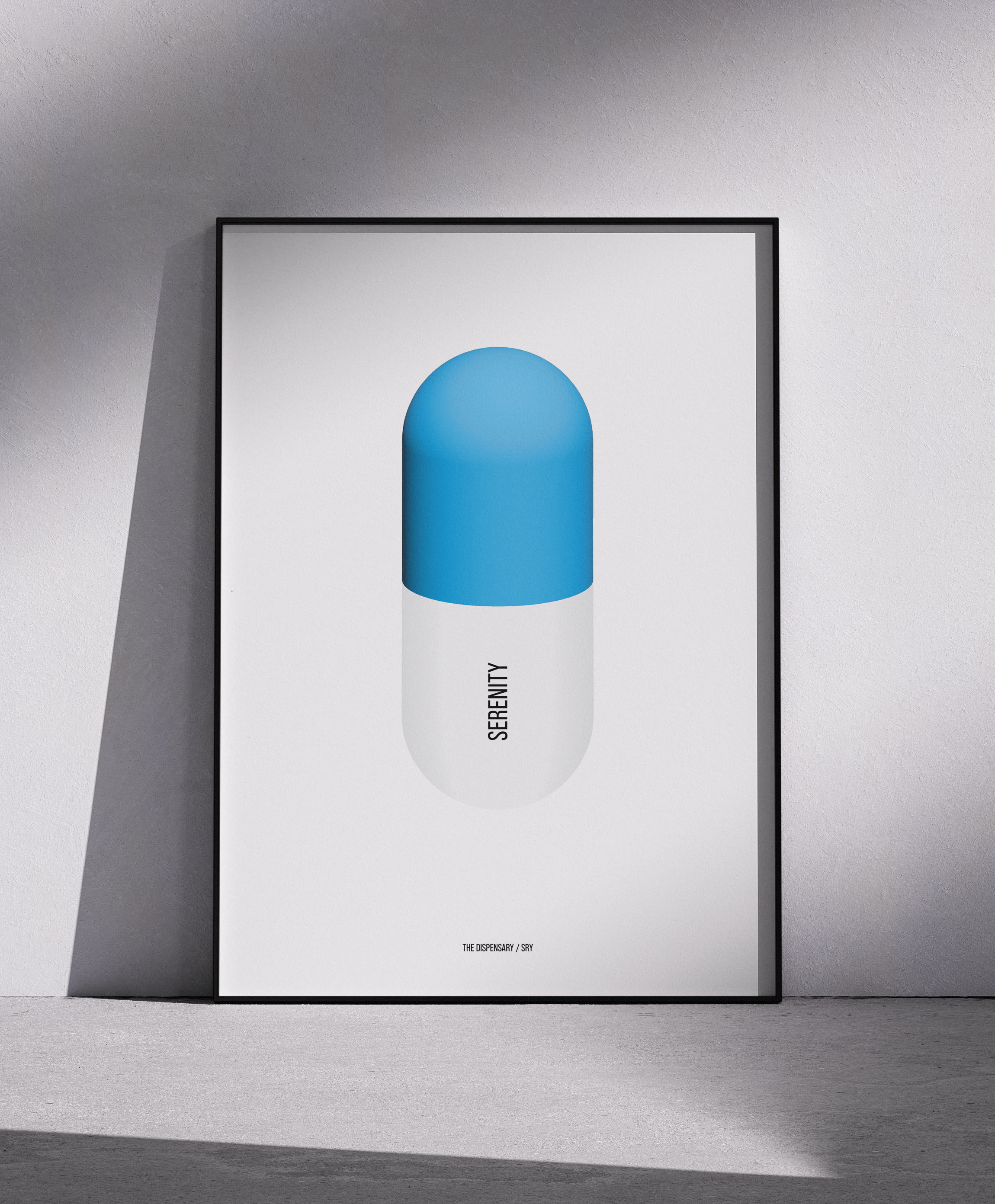 Serenity Pill Art Print