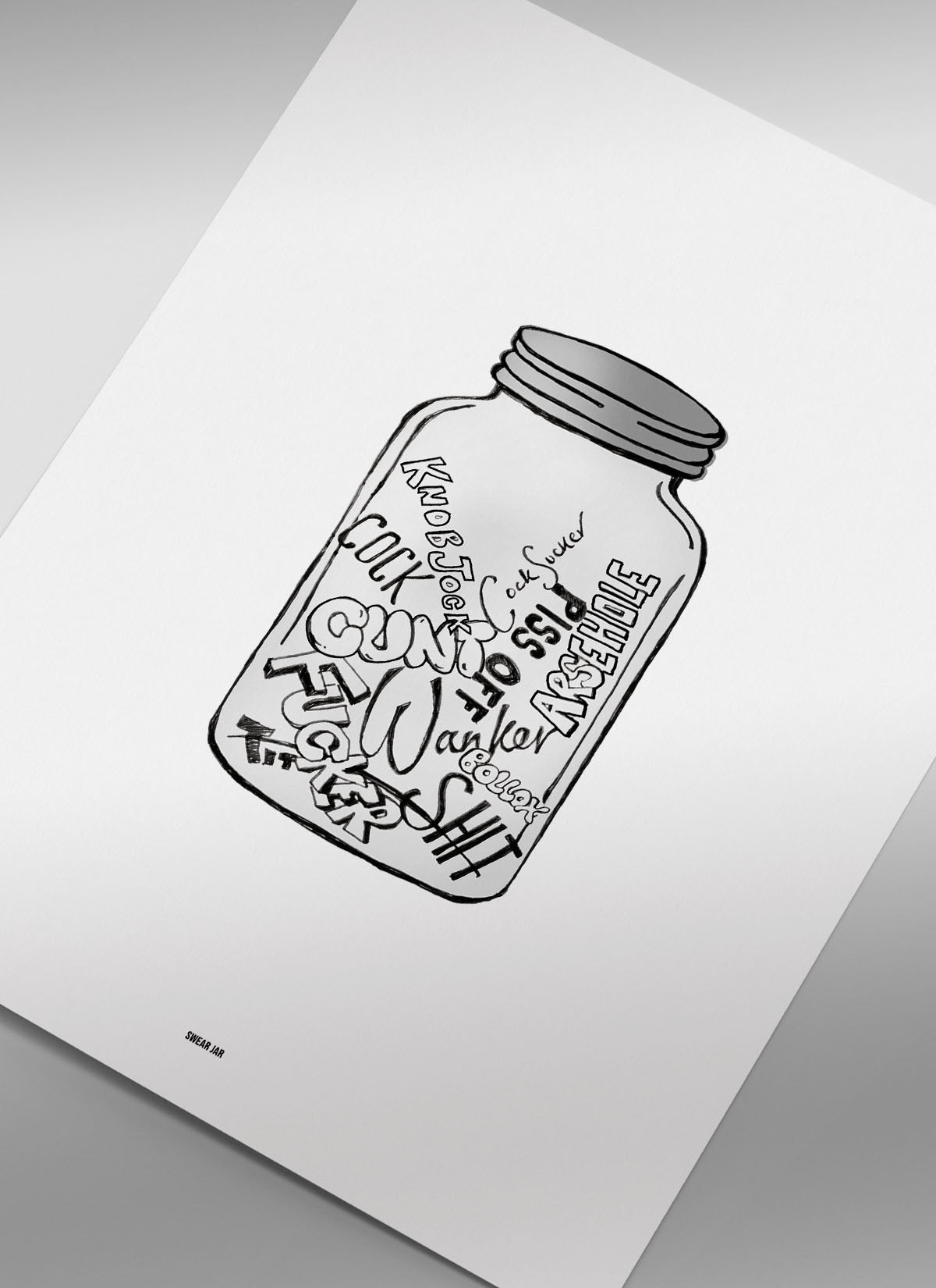 Swear Jar Art Print