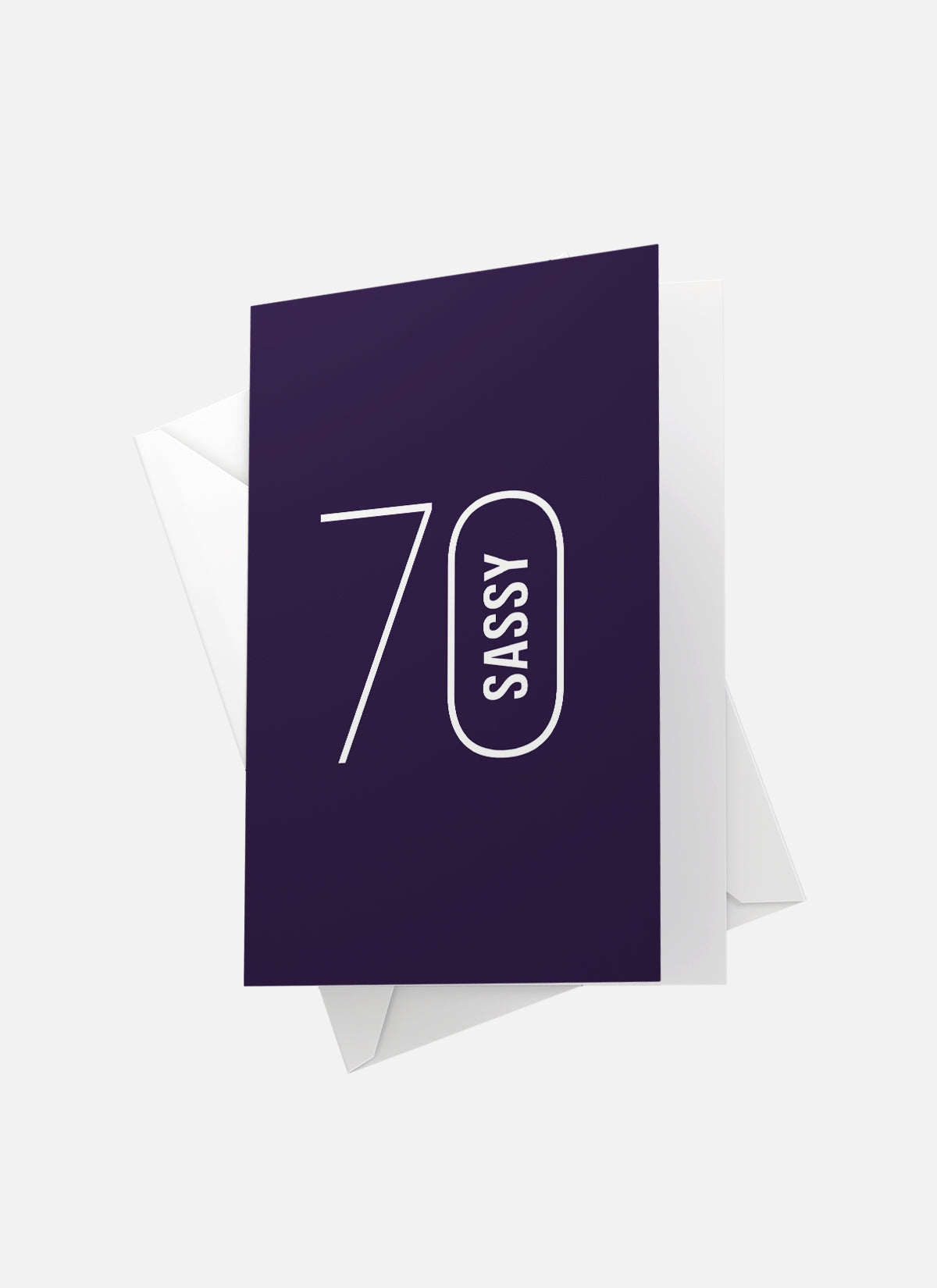 Sassy 70 Greeting Card