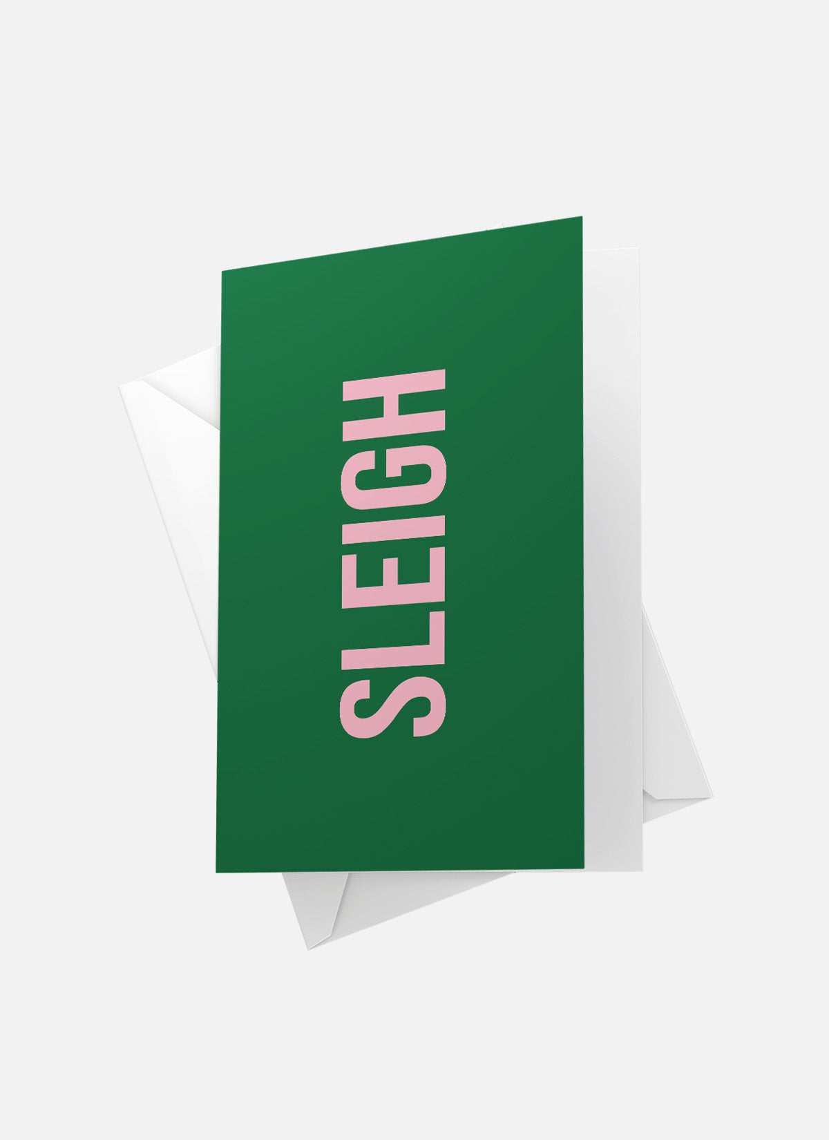 Sleigh Christmas Card