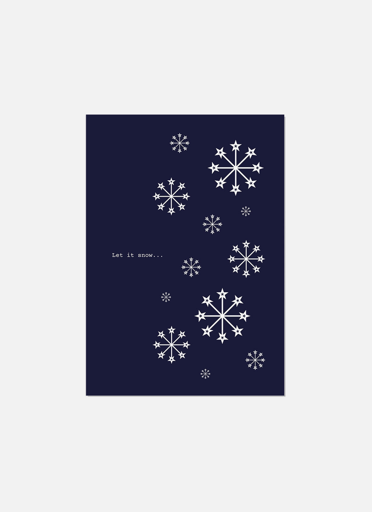 Let It Snow... Christmas Card